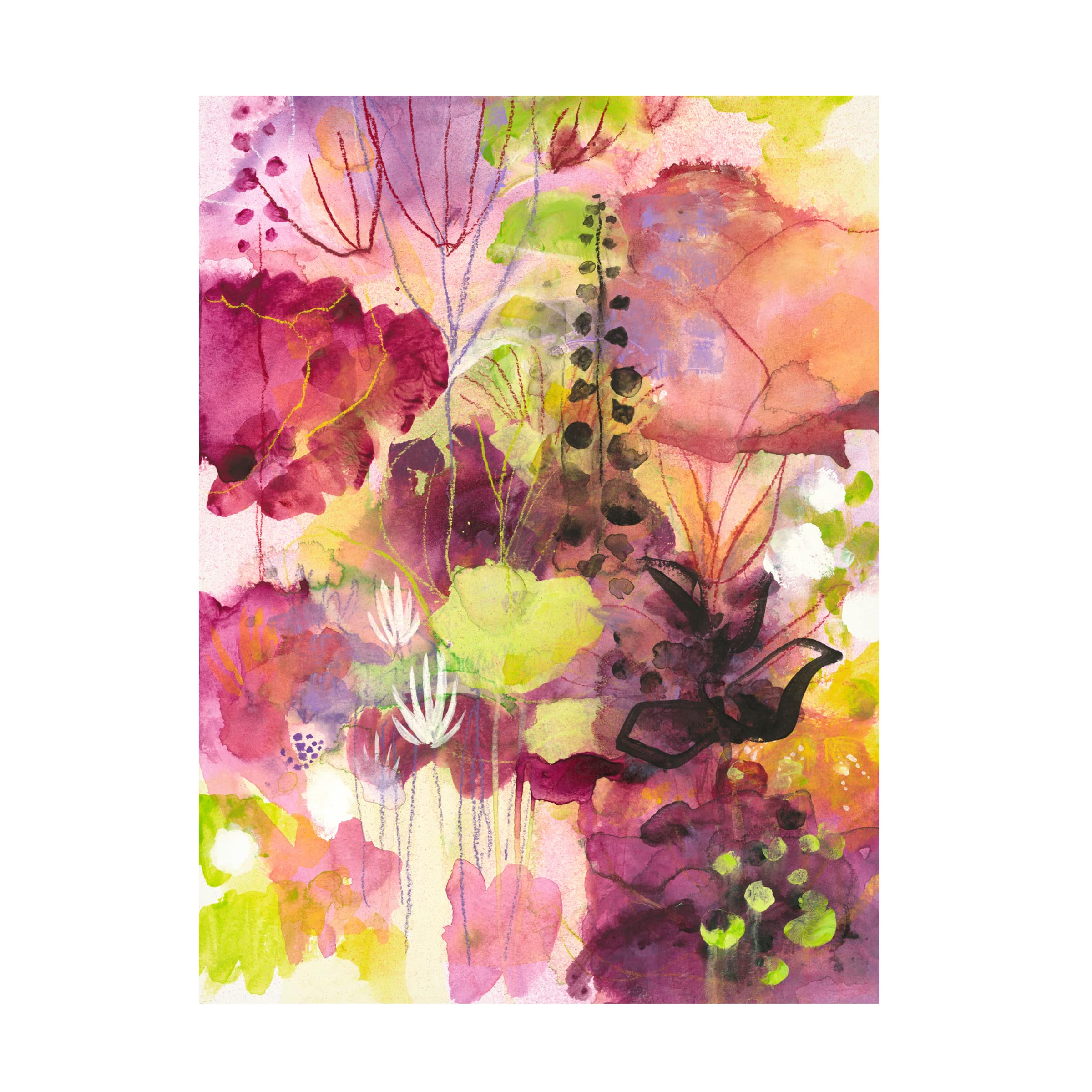 Trademark Fine Art 'In Between' Canvas Wall Art by Corina Capri - Modern Abstract Painting for Living Room, Bedroom & Office Decor