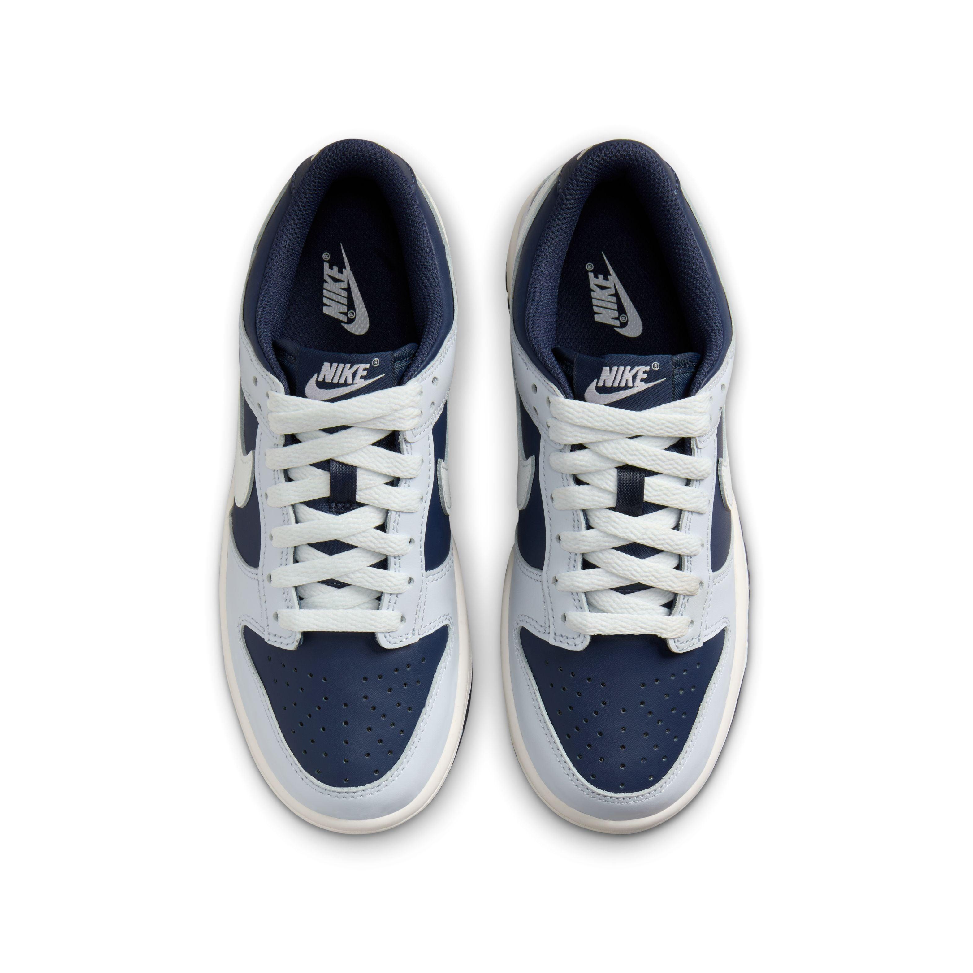 Nike Kids Dunk Low 'Football Grey' Sneakers - Lightweight Basketball Shoes for Boys & Girls - Perfect for School, Sports & Casual Wear