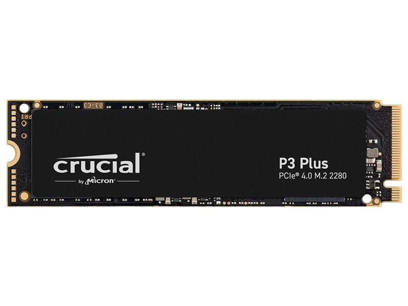 Crucial P3 Plus 2TB PCIe Gen4 NVMe M.2 SSD - High-Speed Internal Solid State Drive for Gaming, Video Editing & PC Upgrades