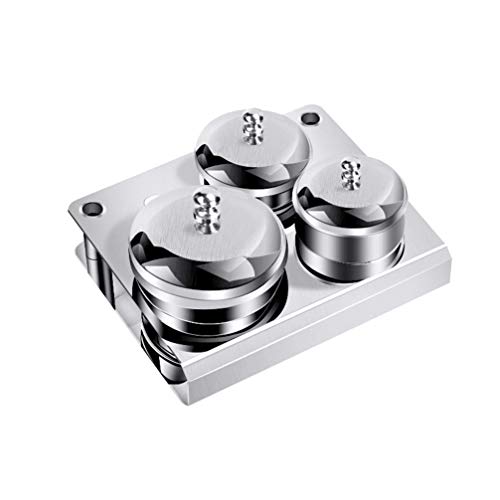 Beaupretty 3PCS Nail Art Powder Storage Box - Stainless Steel Crystal Liquid Powder Cup Container with Organizer Tray - Manicure Tools for DIY Nail Styling - Perfect for Salon, Home & Professional Nail Artists