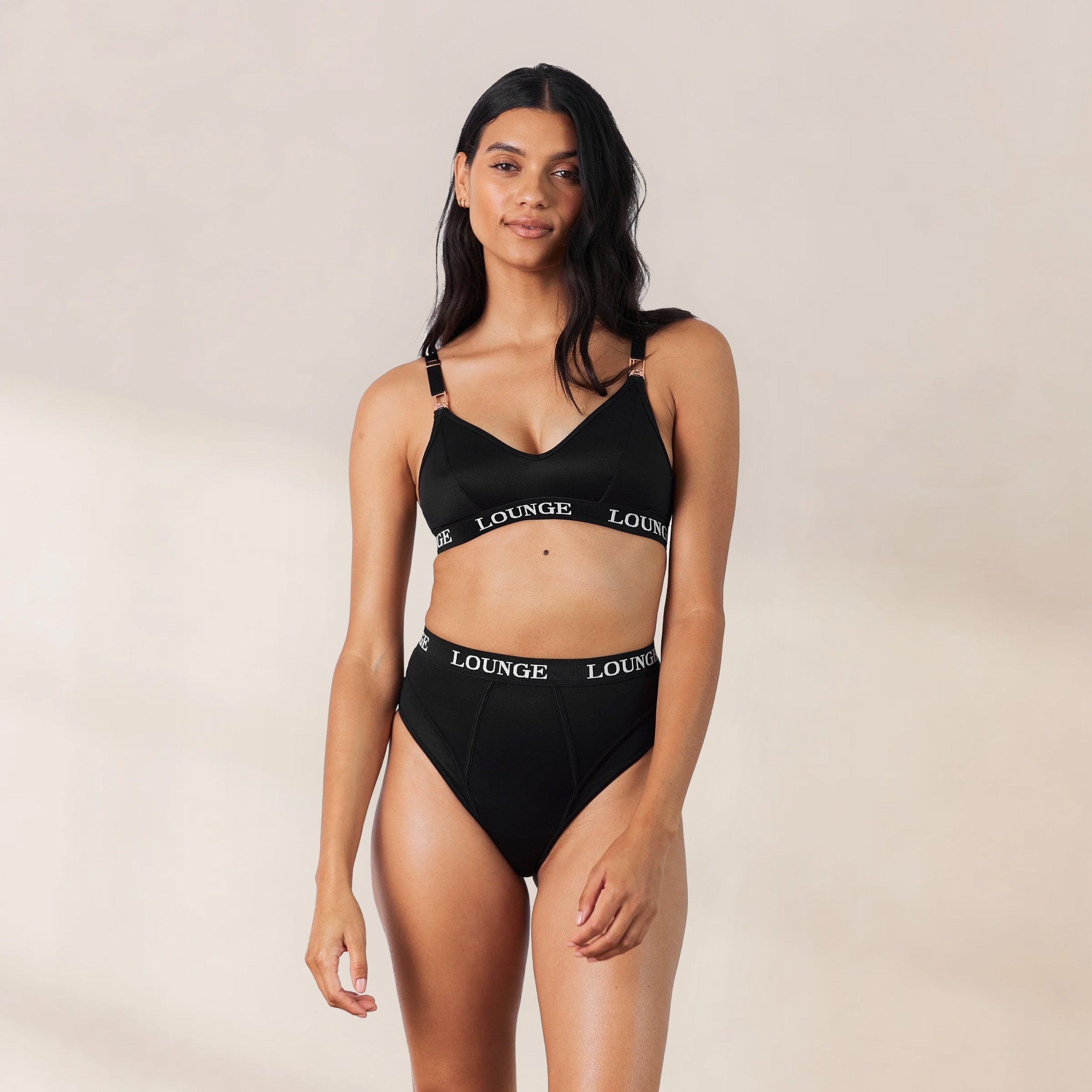 Nurture Nursing Bra - Comfortable Maternity Bra for Breastfeeding Moms - Black | Perfect for Daily Wear, Nursing at Home or On-the-Go