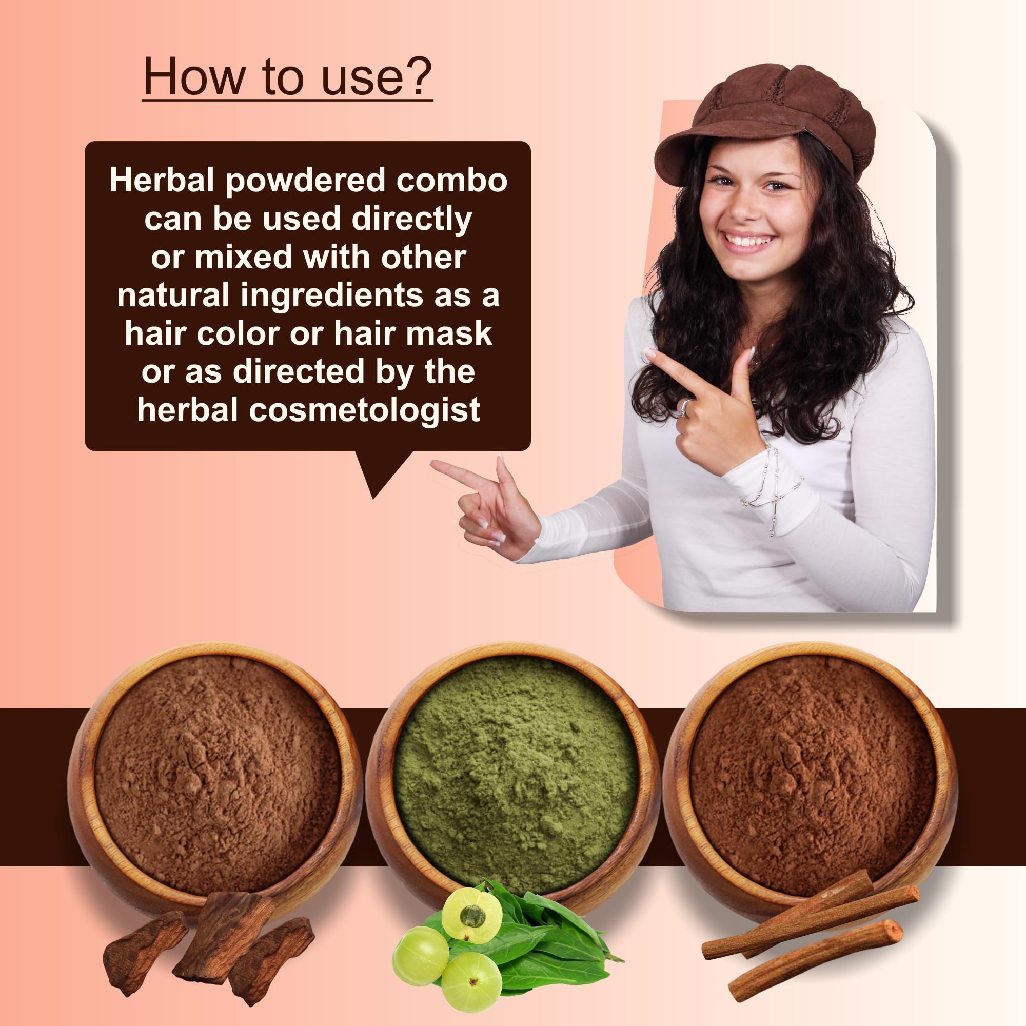 IYUSH Ayurvedic Manjistha Powder with Katha Powder & Herbal Henna Powder for Natural Hair Color & Growth – 300g | Organic Hair Volume Booster | Deep Conditioning Hair Mask | Perfect for DIY Hair Treatments & Ayurvedic Hair Care Routines