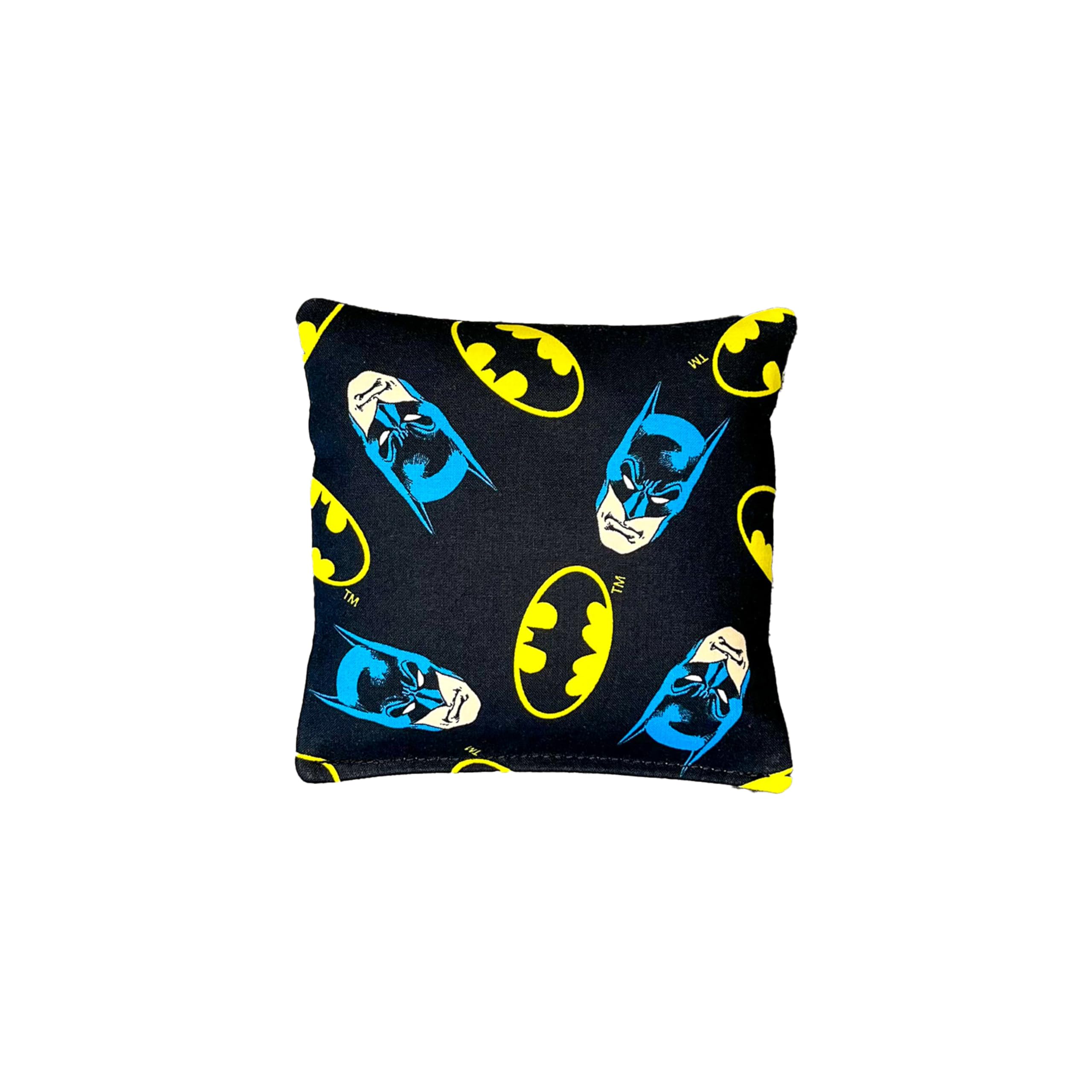 Superhero Cornhole Bags Set of 4 with Bat Logo - Premium Comic Book Themed Bean Bags for Outdoor Games, Tailgating, and Backyard Parties