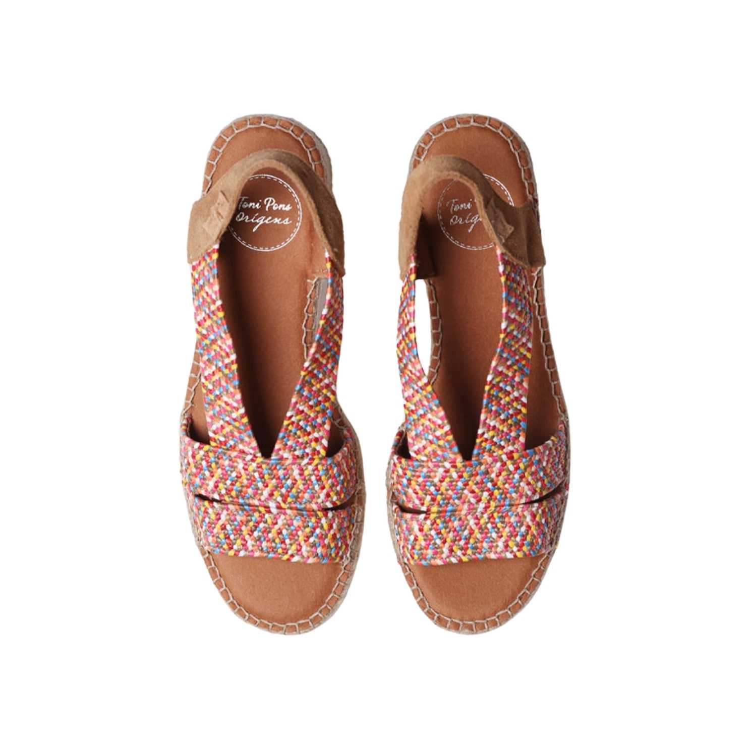 Women's Open Toe Leather Espadrille Wedge Sandals with Wide Heel - Comfortable Summer Casual Shoes for Beach, Vacation & Outdoor Wear