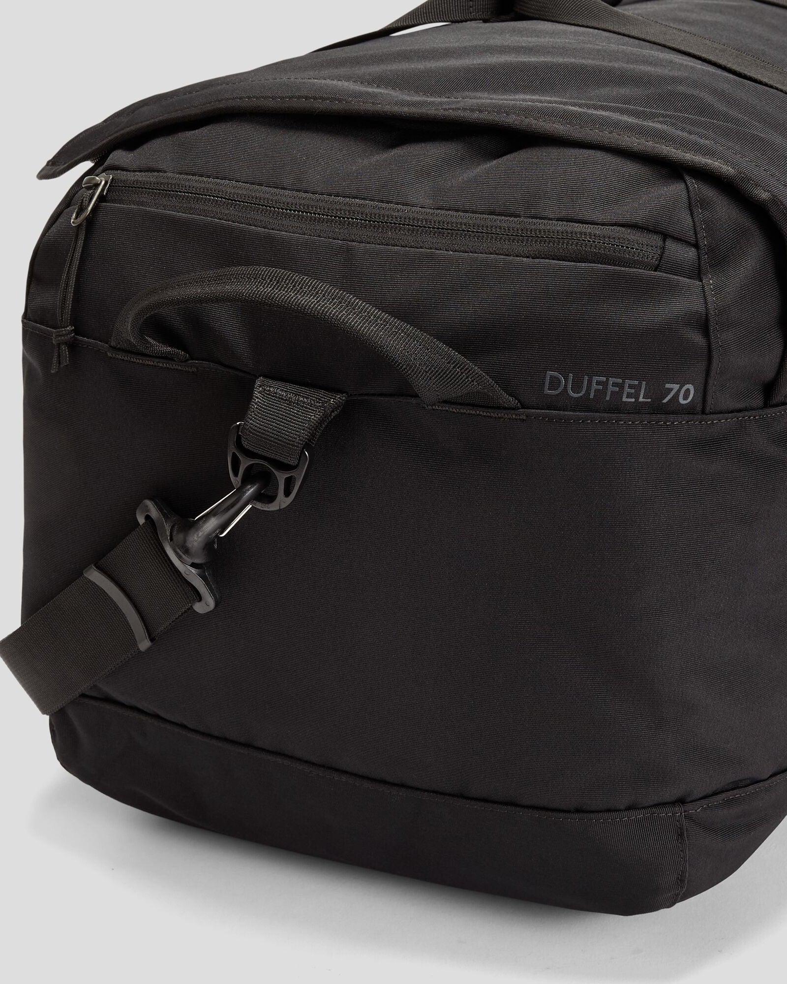 Indus Base 50L Black Stingray Duffle Bag - Large Travel Duffel for Gym, Sports, Weekend Trips & Outdoor Adventures
