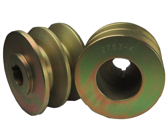 2.7 x 5/8 Inch V-Belt Pulley Dual Groove 17mm - Perfect for HVAC Systems, Industrial Machinery & Automotive Applications