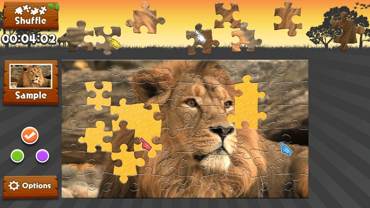 Animated Jigsaw Puzzles Collection for Nintendo Switch - Fun Family Game Night & Brain Training Activity