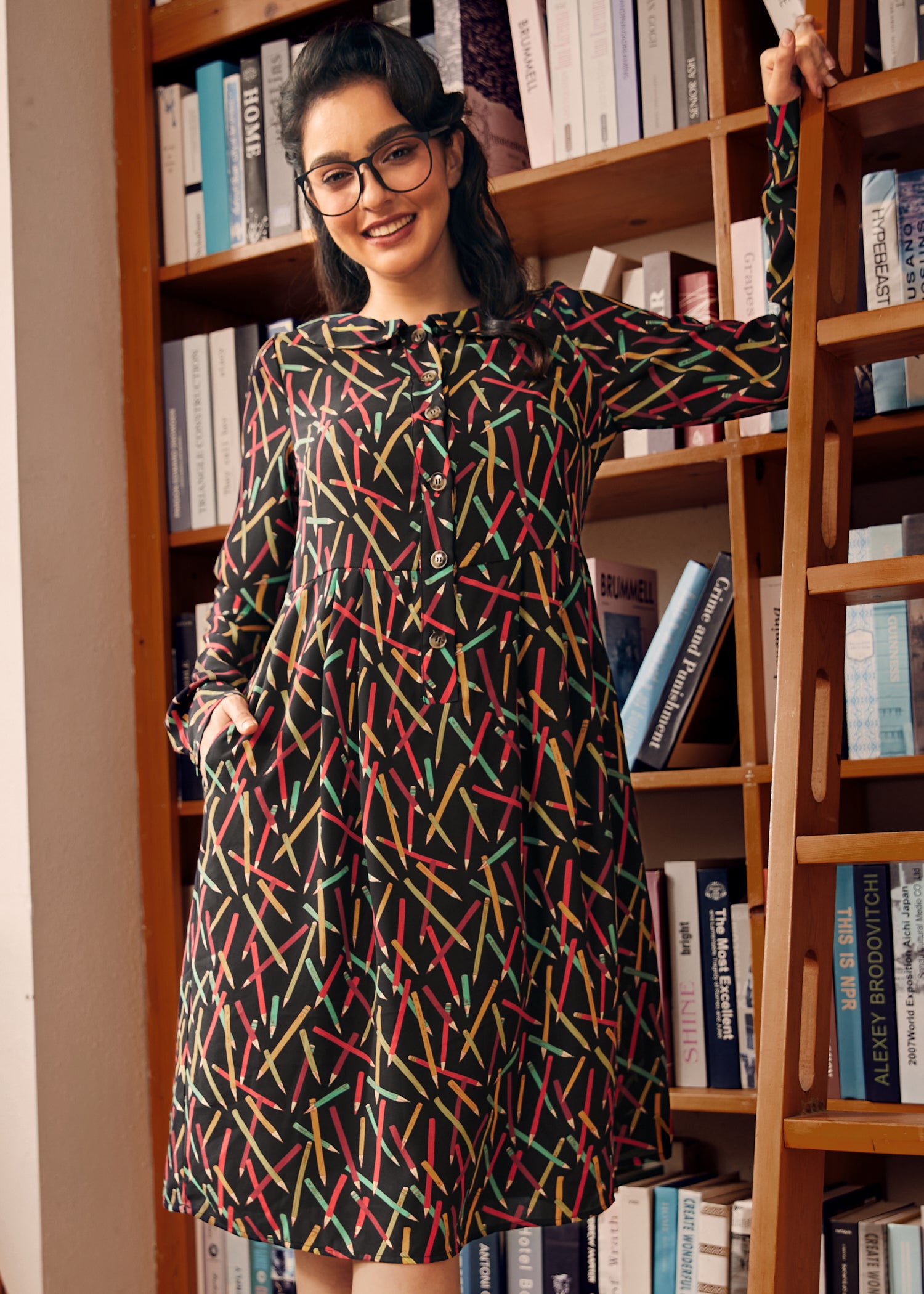 Vintage Autumn Floral Dress for Women - Elegant Boho Style Fall Outfit | Perfect for Parties, Dates, and Casual Wear