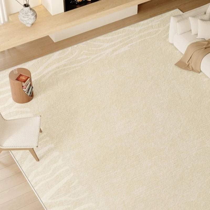 Nathalie Serenity Wave Waterproof Antibacterial Area Rug - Non-Slip Washable Indoor/Outdoor Carpet for Living Room, Bedroom, Patio & Bathroom