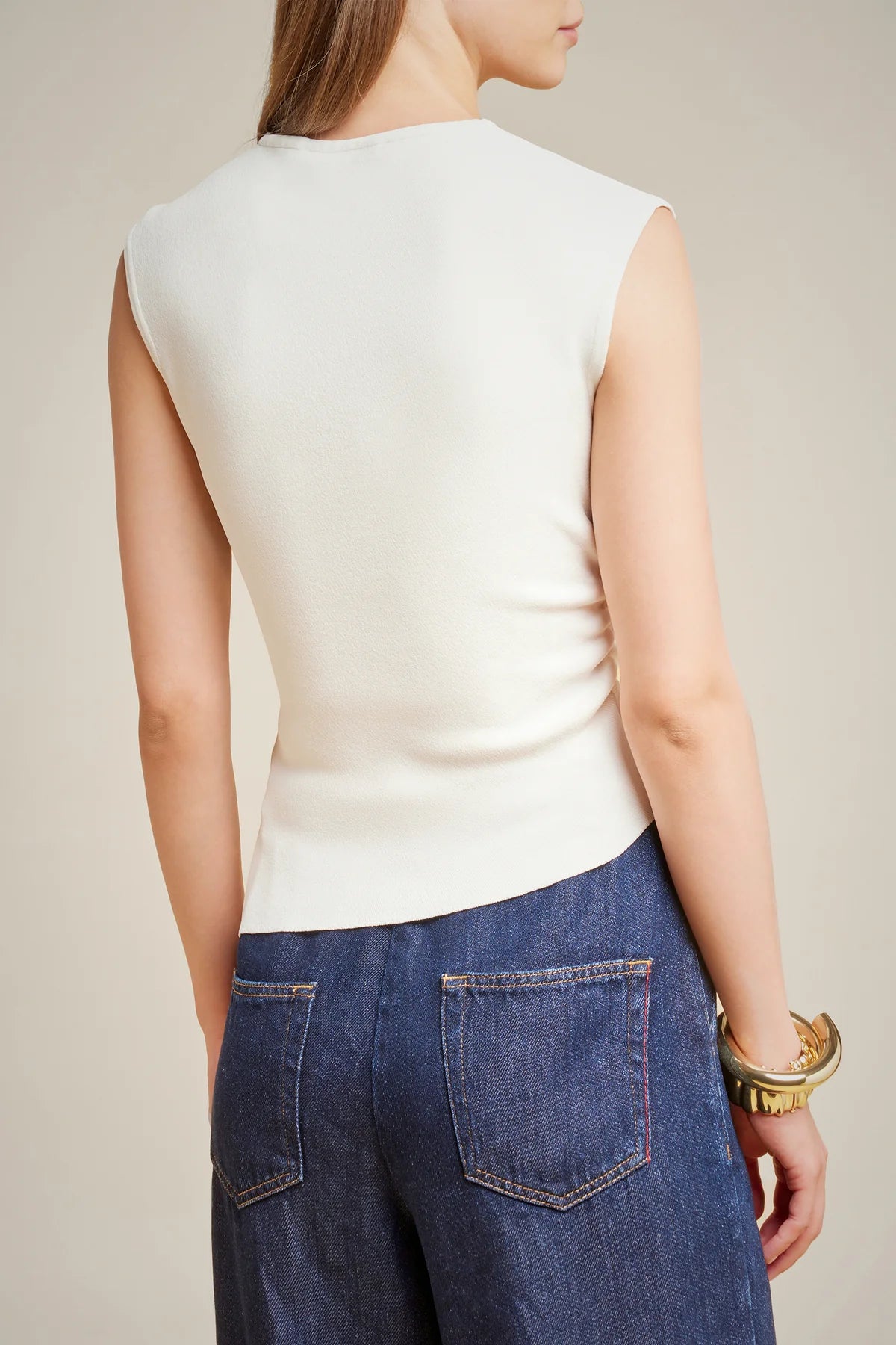 Stylish Asymmetrical Women's Top - Trendy Pumice Color for Casual Wear & Night Out | Perfect for Parties, Dates, and Everyday Fashion