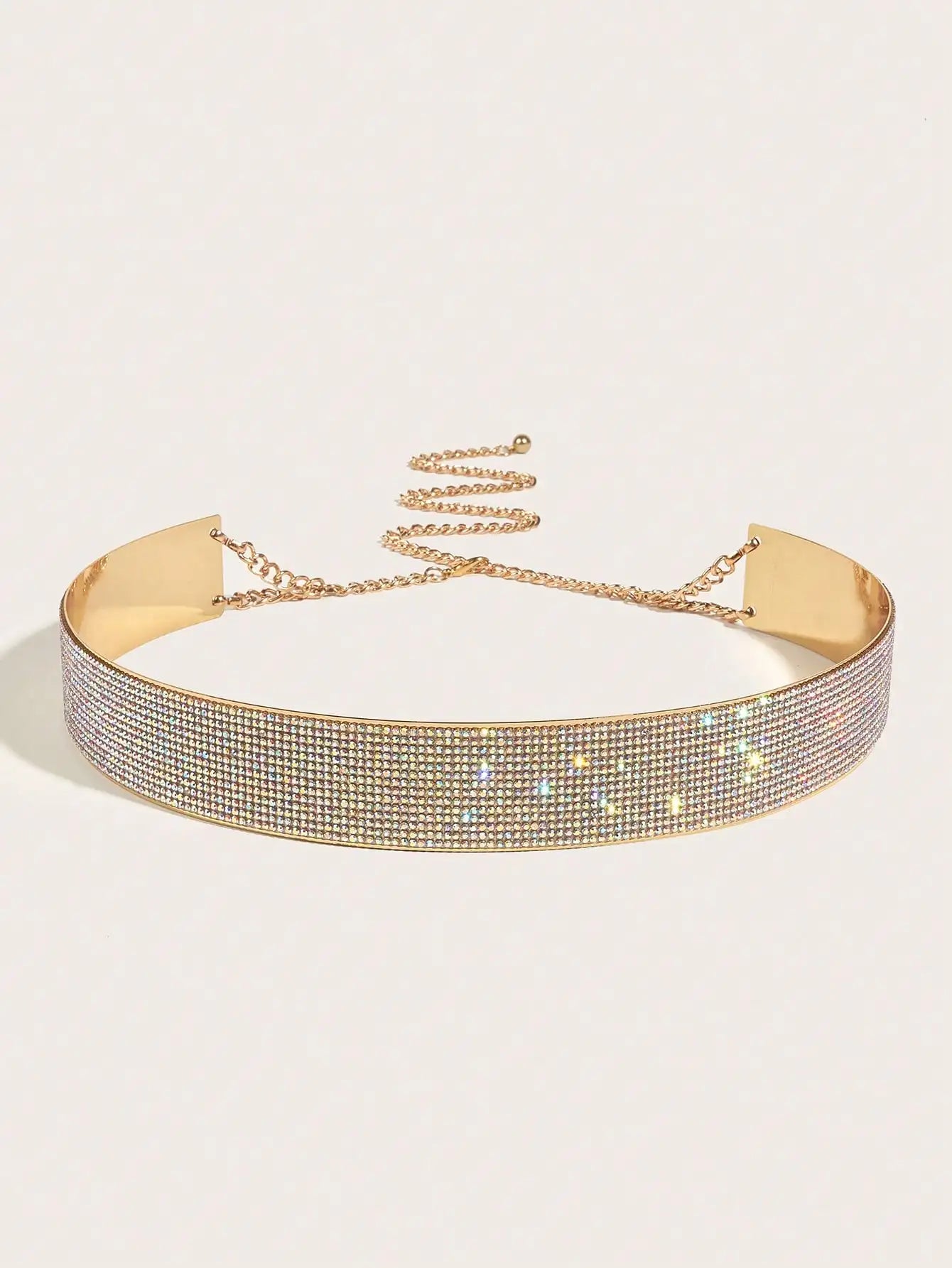 1pc Women's Rhinestone Decor Luxury Wide Belt - Elegant Dress Accessory for Formal Events, Parties & Special Occasions | Waist Cincher & Corset Belt for Women