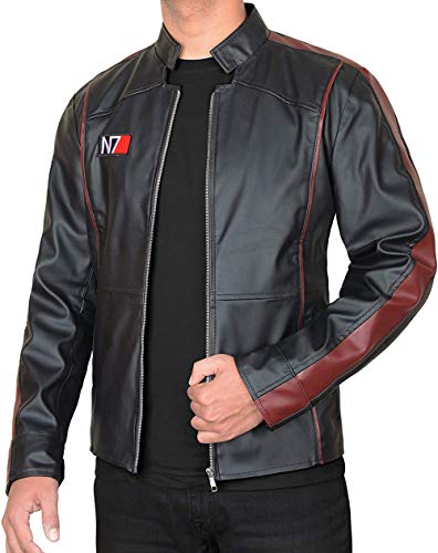 N7 Black Faux Leather Jacket