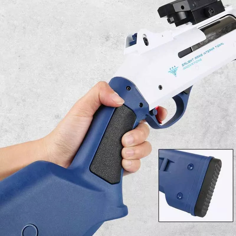 BLG M870 Shell Ejection Manual Action Foam Blaster Toy Gun - Realistic Pump Action Nerf Style Outdoor Battle Game for Kids & Adults - Perfect for Backyard Wars, Team Battles and Target Shooting Practice