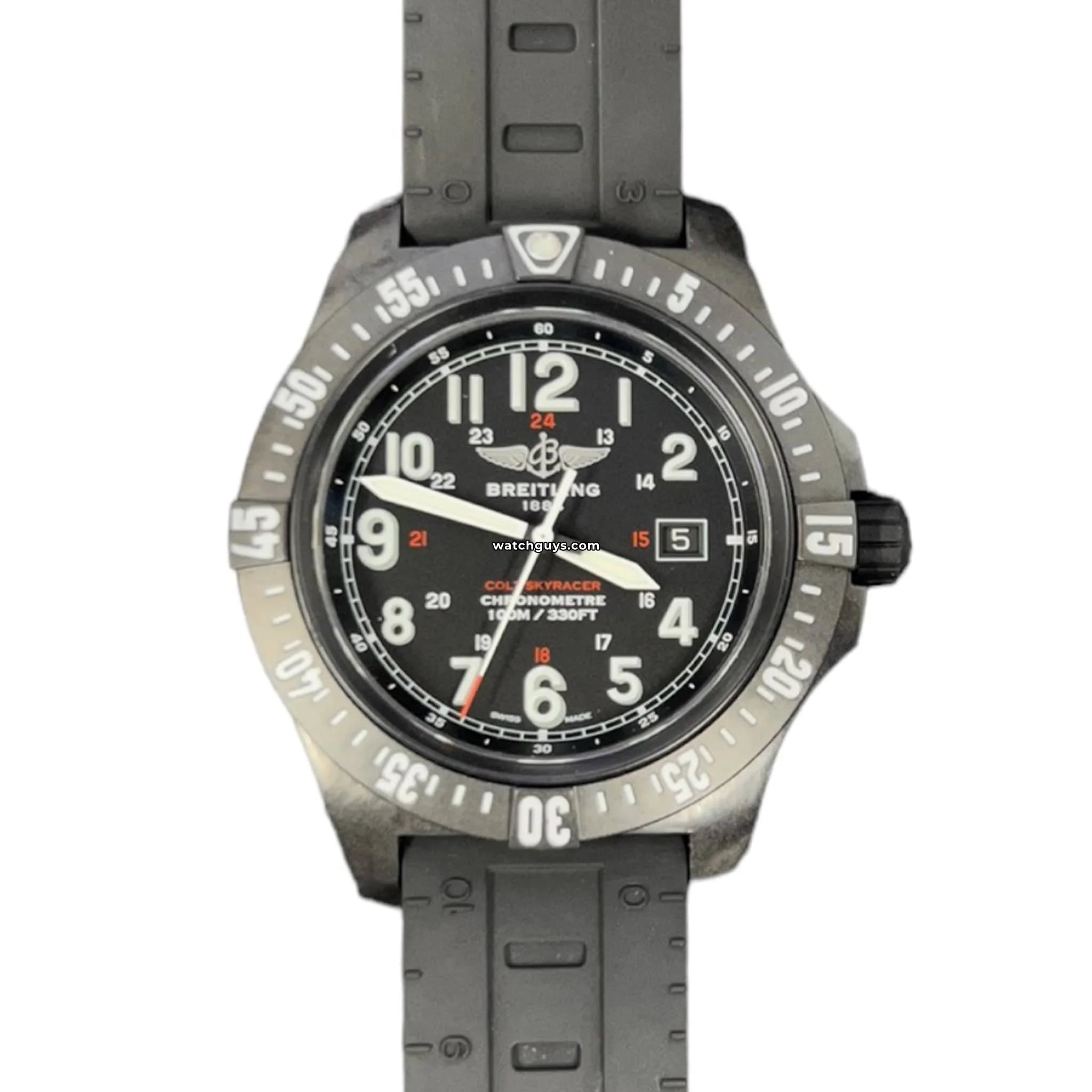 Breitling Colt Skyracer X74320 Black Watch - Men's Luxury Chronograph for Aviation & Diving | Perfect for Pilots, Divers & Outdoor Adventures