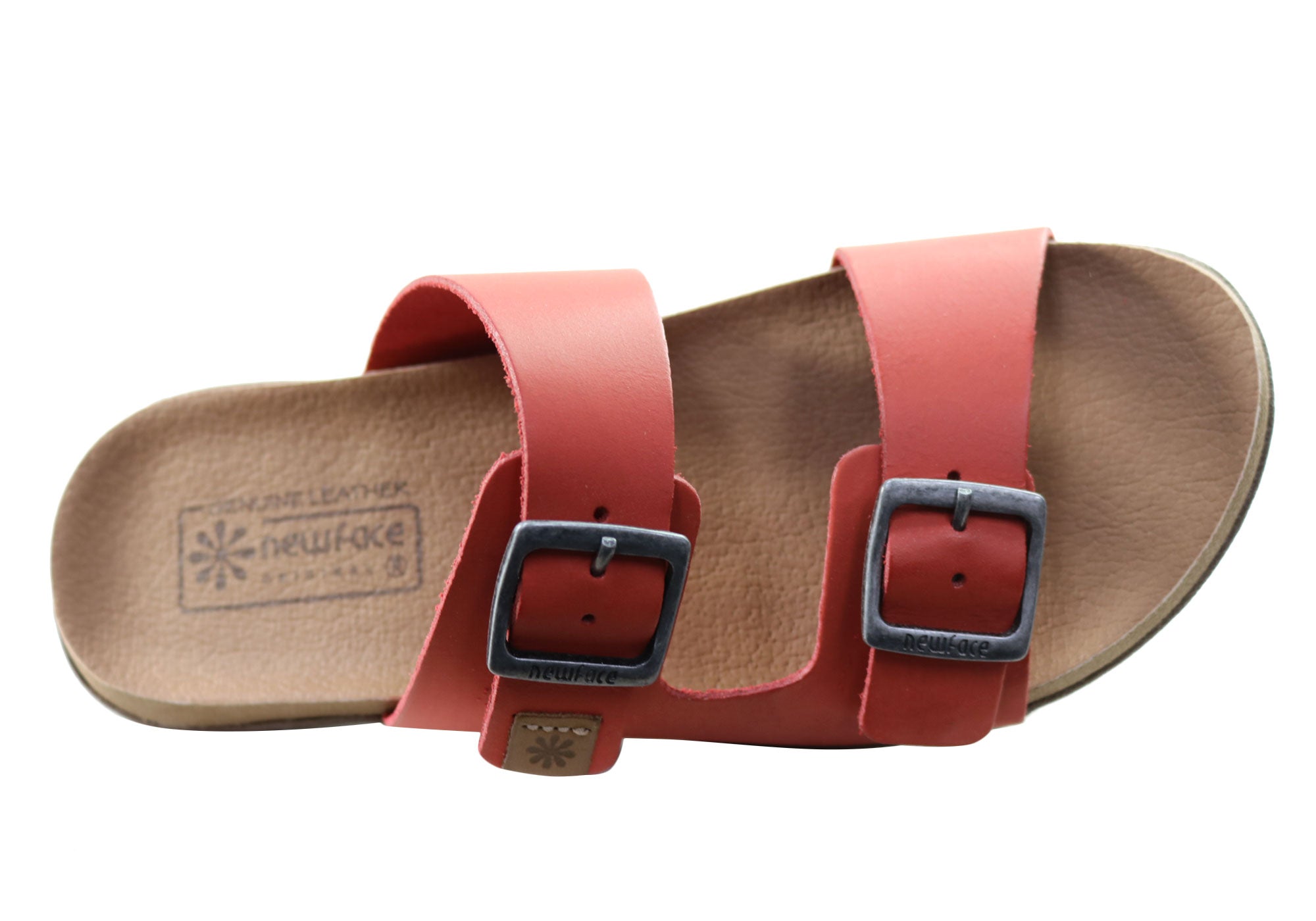 Silvan Women's Comfort Leather Slides Sandals - Soft Brazilian Leather - Perfect for Home, Poolside & Summer Outings
