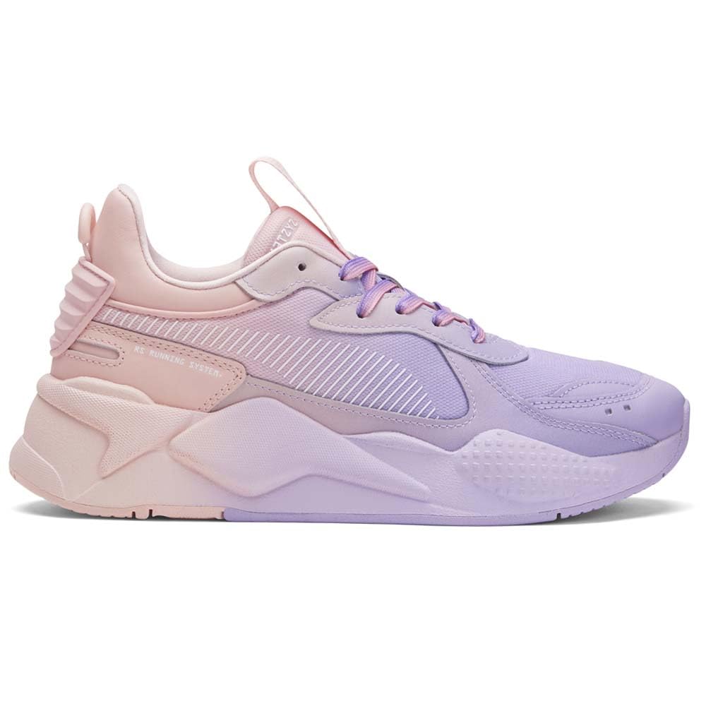 PUMA Women's RS-X Faded Casual Sneakers - Purple | Retro Running Inspired Fashion Shoes for Women | Gym, Streetwear & Everyday Wear