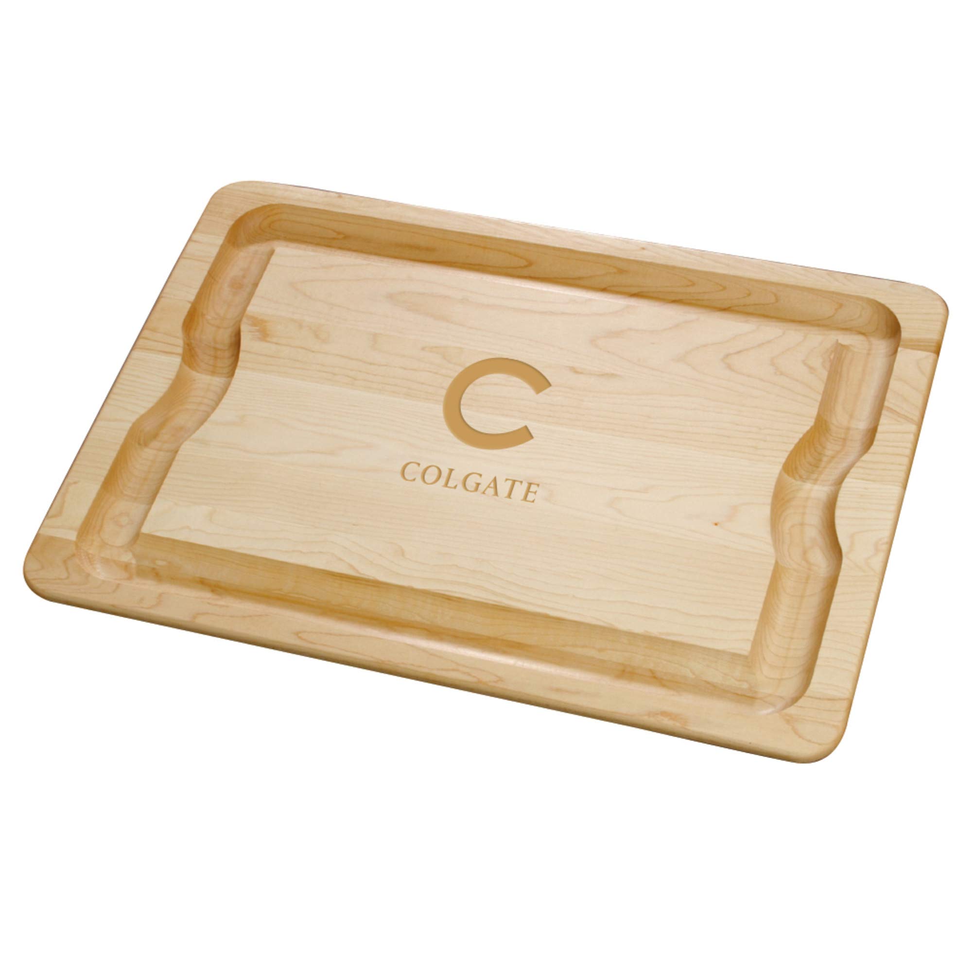 Premium Colgate Maple Wood Cutting Board - Durable & Natural for Kitchen, Charcuterie, Serving - Perfect for Home Chefs & Entertaining