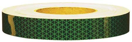 Oralite Reflective Tape - 1 Inch Wide Green Safety Tape for High Visibility | Perfect for Running Gear, Cycling Clothing & Workwear