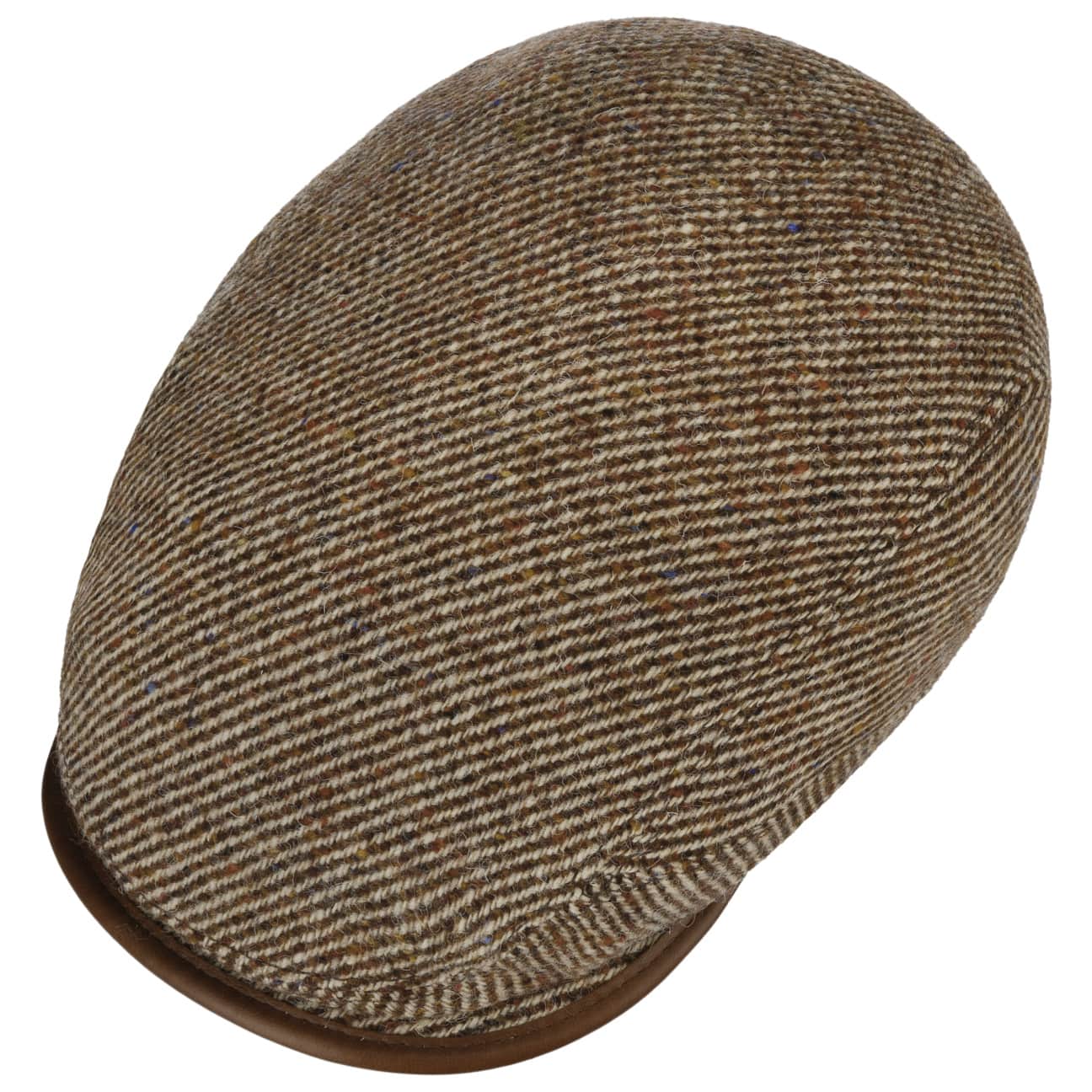 Stetson Dennaco Wool Driver Flat Cap for Men - Classic Winter Hat for Outdoor Activities, Driving, and Casual Wear