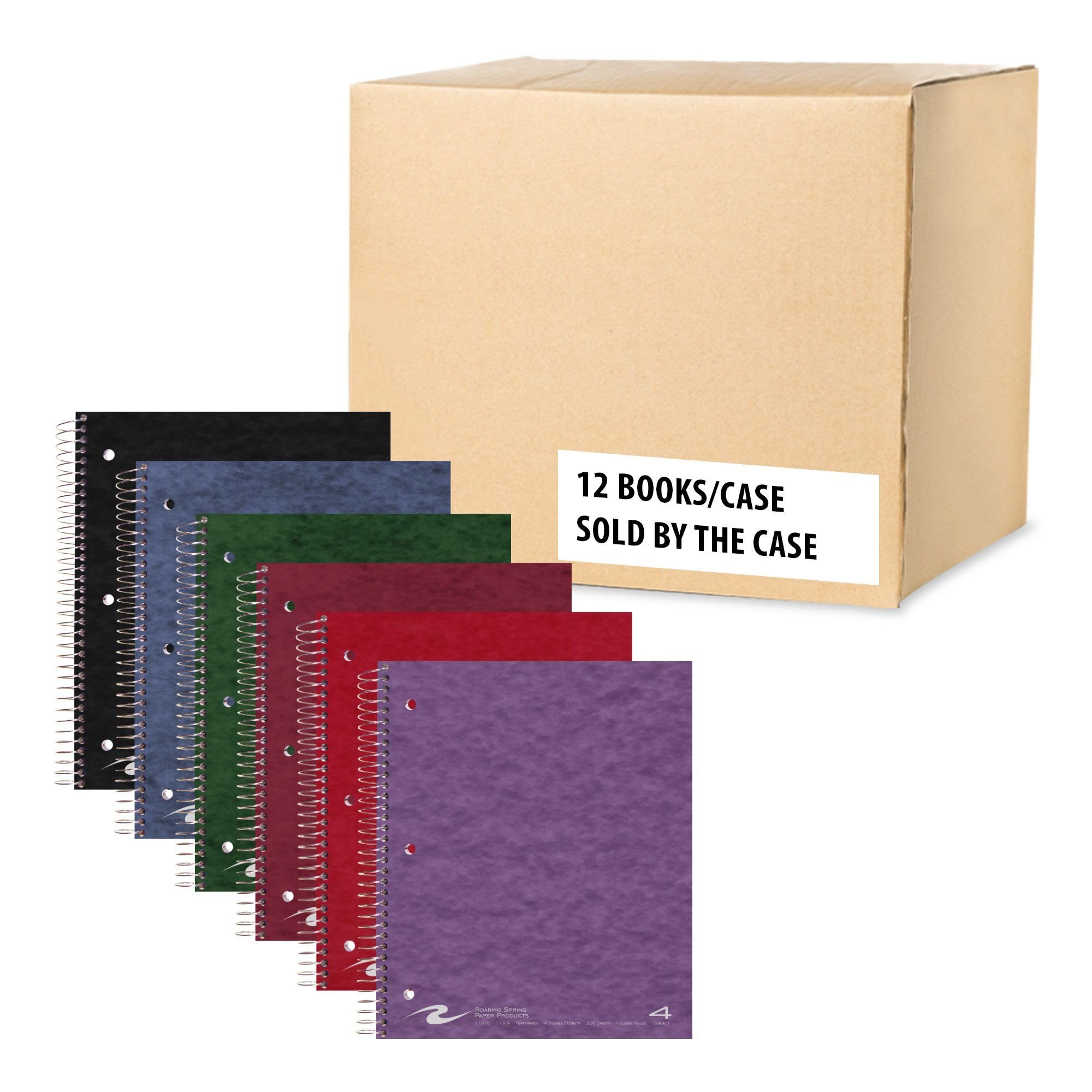 Roaring Spring 4 Subject Spiral Notebook - 11