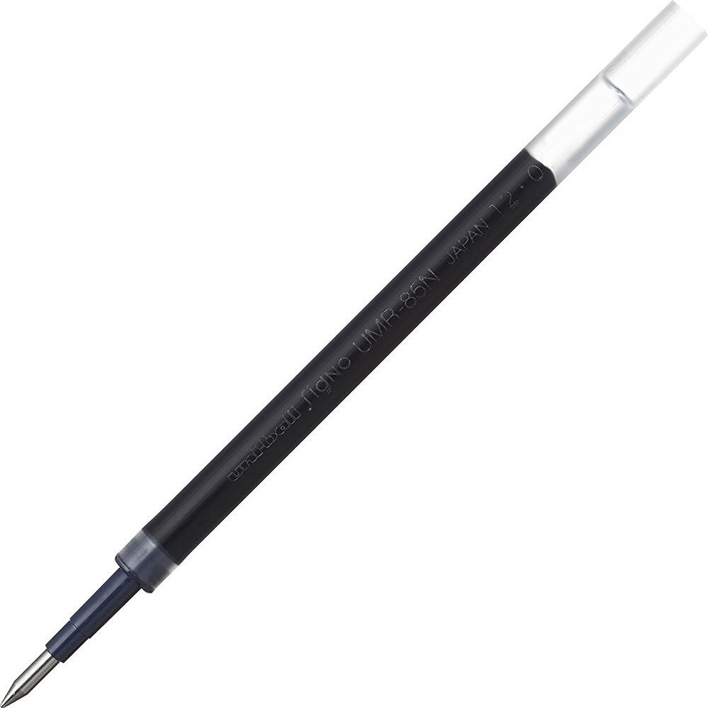 Mitsubishi Pencil UMR85N.24 Gel Ballpoint Pen Refill - Signo RT 0.5mm Black Ink (10 Pack) for Smooth Writing, Office Use, Note Taking & Document Signing