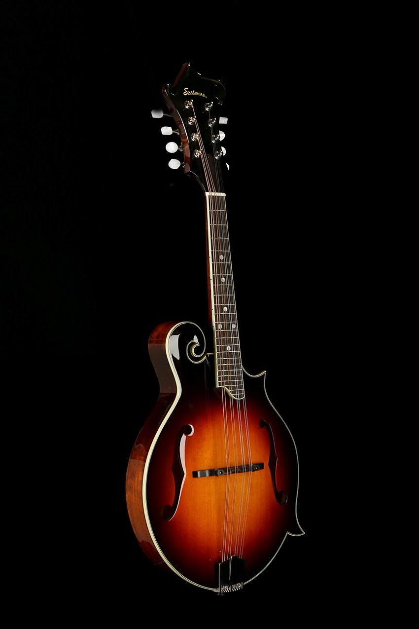 Eastman MD515 F-Style Mandolin - Classic Sunburst Finish | Professional Quality Acoustic Mandolin for Bluegrass, Folk & Country Music Performances
