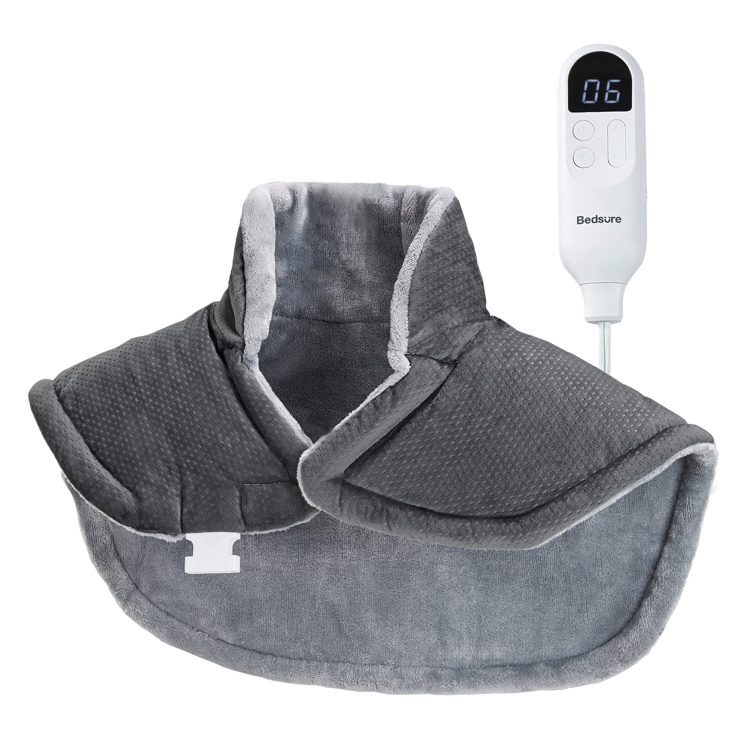 Bedsure Weighted Heating Pad for Neck and Shoulder Pain Relief - 24
