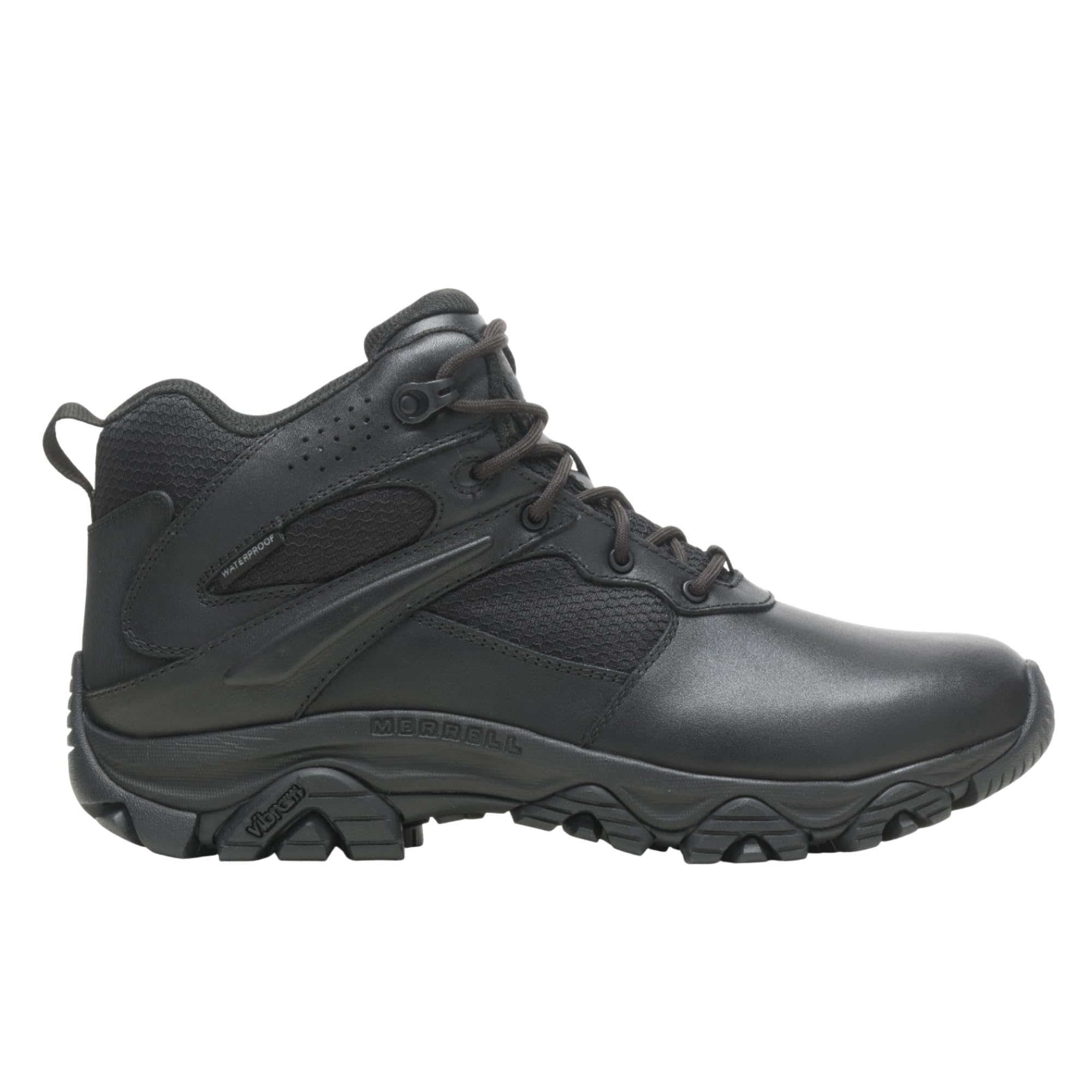 Merrell Men's Moab 3 Mid Waterproof Hiking Boots - Lightweight Tactical Work Boots with Full Grain Leather for Outdoor Adventures, Trail Walking & Camping