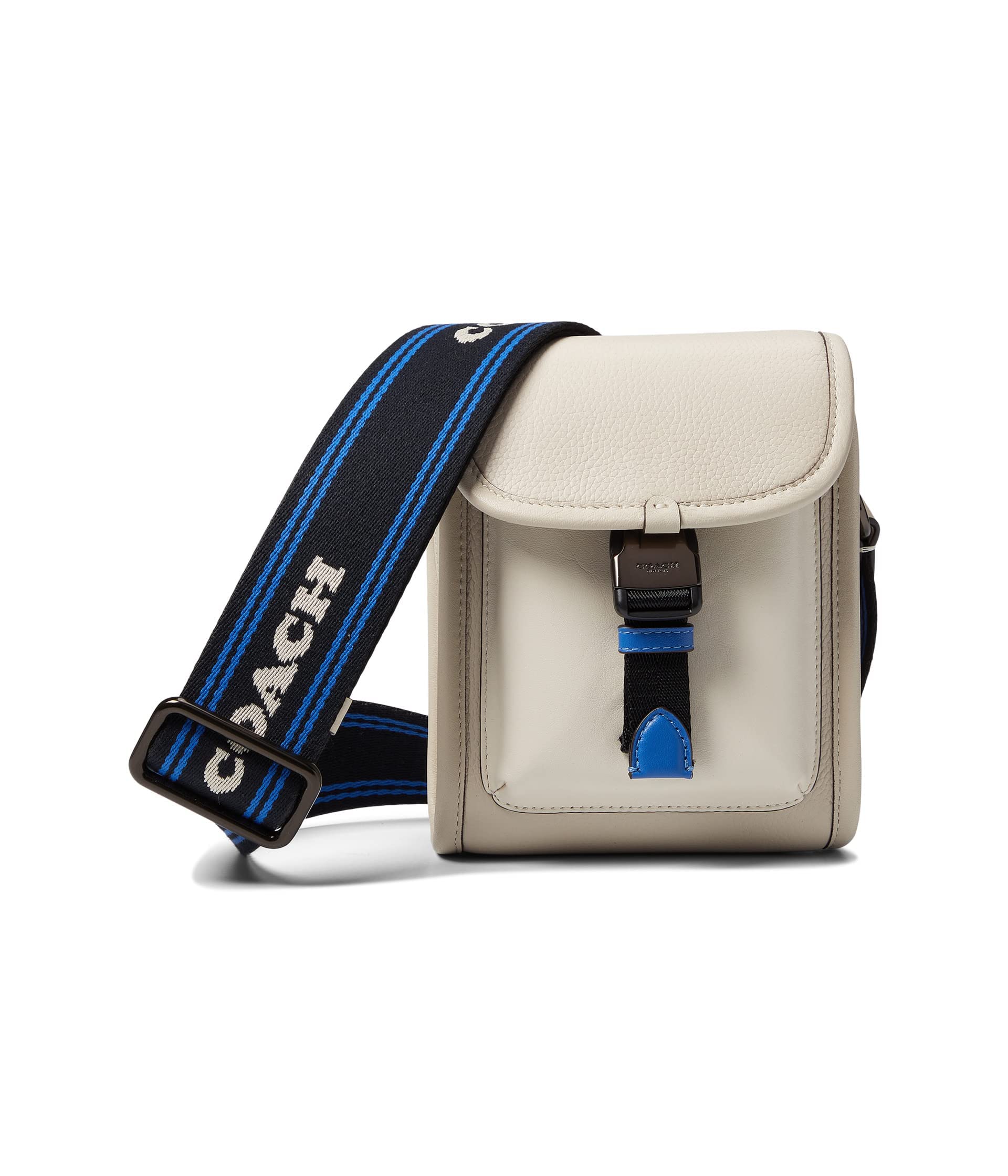 COACH Charter North/South Crossbody Bag in Color-Block Pebble Leather - Stylish Hybrid Shoulder Purse for Women, Perfect for Work, Travel & Everyday Use