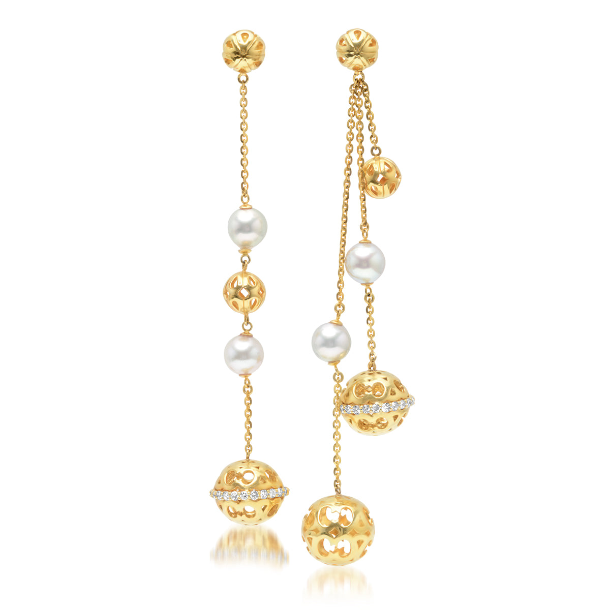 Elegant Motif Duster Earrings for Women - Boho Chic Long Drop Earrings - Perfect for Parties, Weddings & Everyday Wear