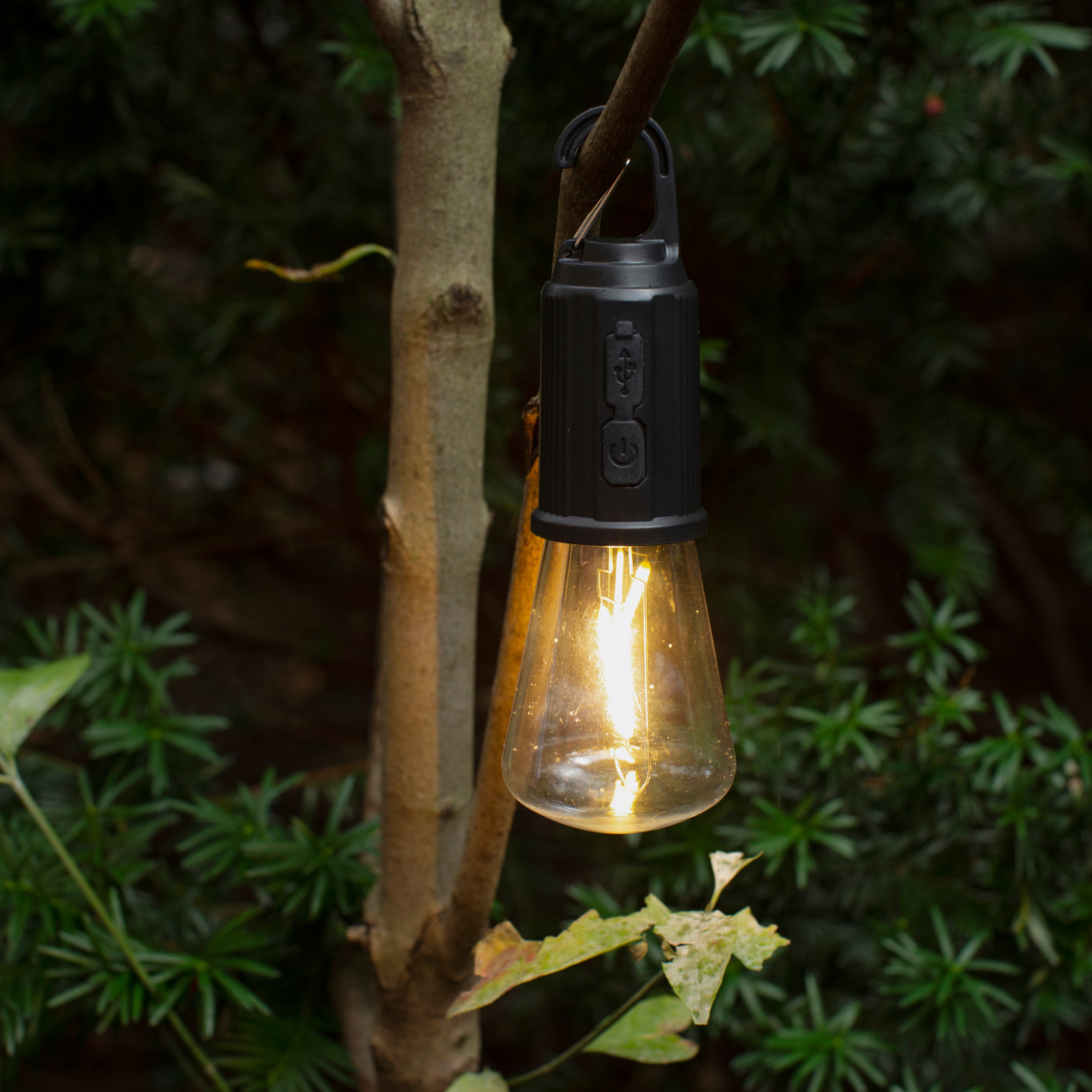 Clip-On Lantern - Portable LED Camping Light with Adjustable Brightness for Hiking, Backpacking & Emergency Use