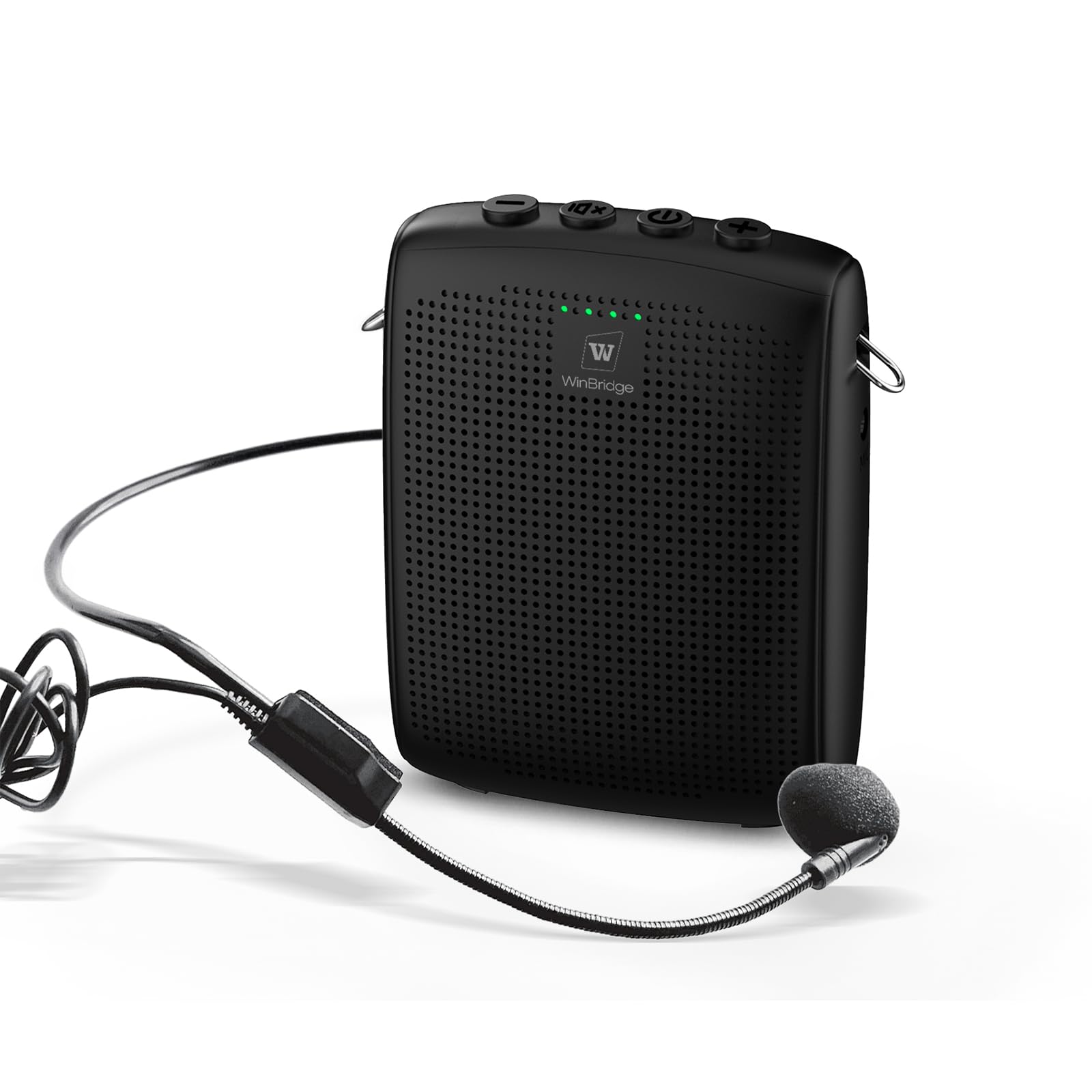 15W WB003 Personal Voice Amplifier with Wired Headset Mic - Portable Rechargeable Megaphone & Bluetooth PA System for Teachers (2600mAh) - Ideal for Classroom Teaching, Outdoor Activities & Teacher Gifts