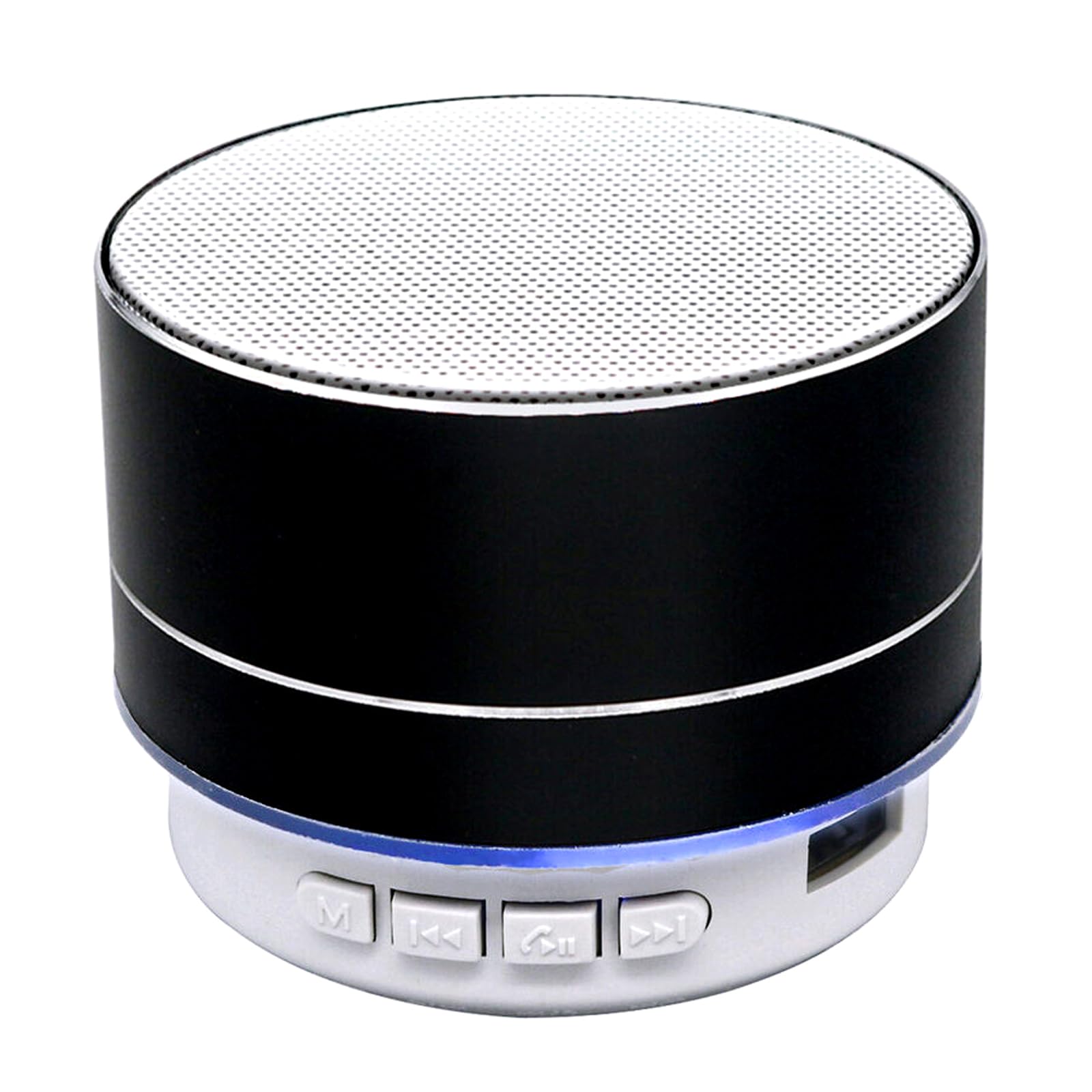 NTEK Mini Portable Bluetooth Speaker - Wireless Outdoor Speaker with Noise-Cancelling Microphone, Compact & Powerful Sound for Car, Bike, Hiking, Beach, Shower & Travel (Black) | Perfect for Camping, Pool Parties & Home Use