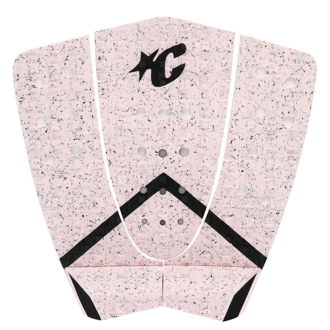 Stephanie Gilmore Ecopure Deck Pads by Creatures of Leisure - Premium Non-Slip Surfboard Traction, Eco-Friendly Materials, Dirty Pink Color - Perfect for Surfing, Paddleboarding & Water Sports