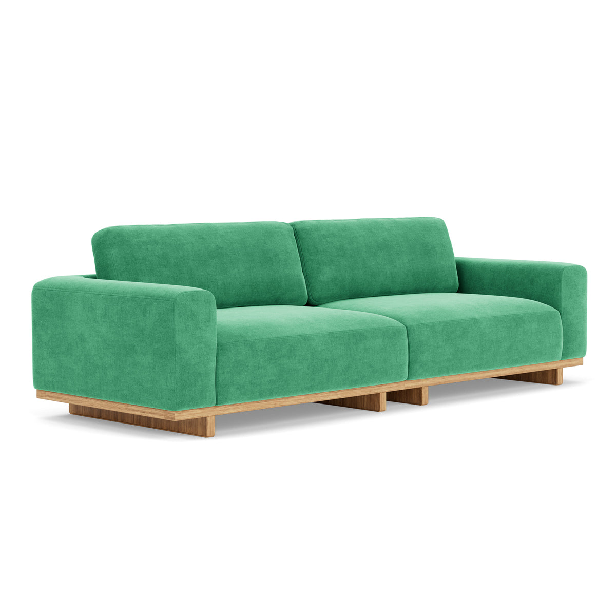 Aya Fabric 3.5 Seater Sofa - Modern Living Room Couch with Soft Upholstery, Comfortable Sectional Sofa for Home, Office & Lounge Areas