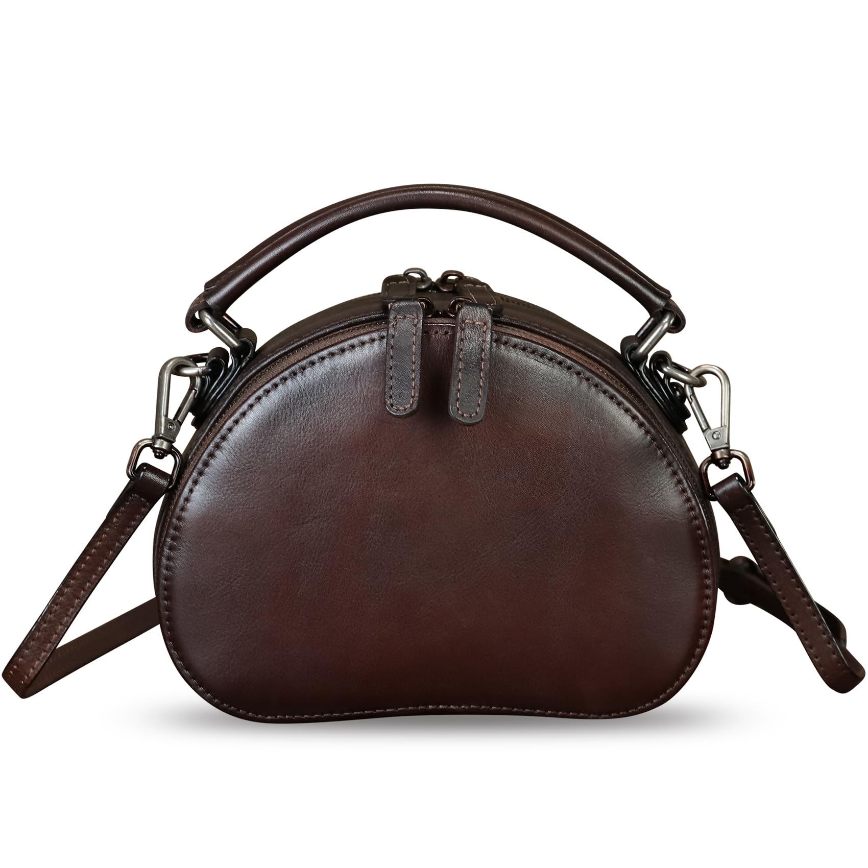 Genuine Leather Crossbody Bag for Women - Vintage Small Purse with Adjustable Strap, Handmade Phone Bag - Perfect for Daily Use, Travel & Shopping