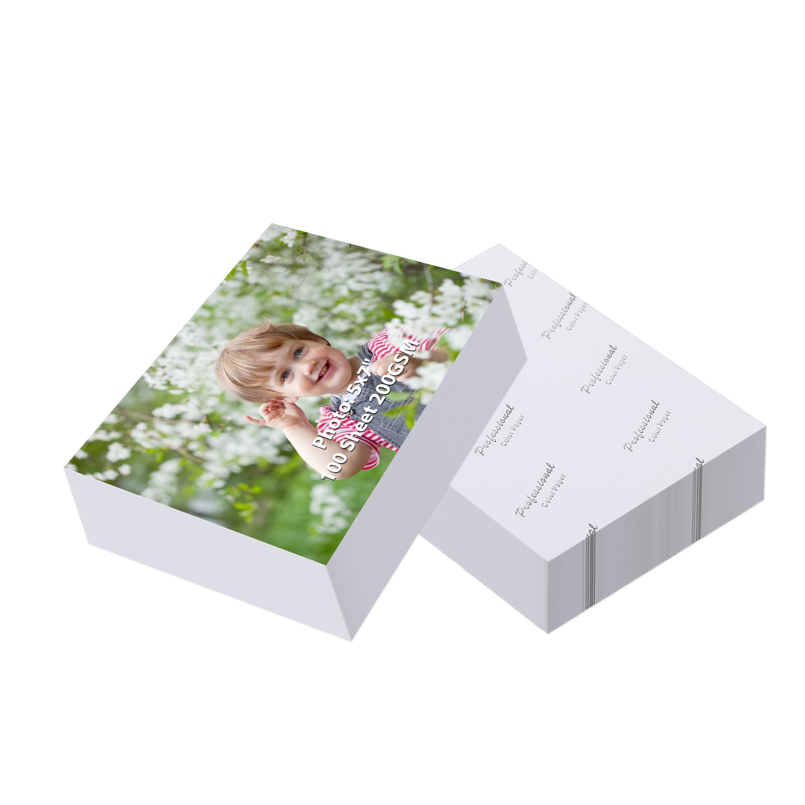 Premium Schliersee 100 Sheets 200 GSM Glossy Photo Paper for 5x7 Inkjet Printer - High-Quality Photo Printing for Home, Office & Professional Photography Projects