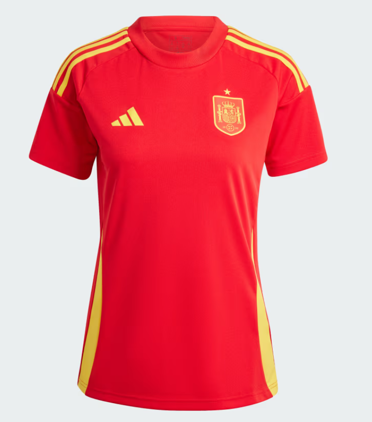 Adidas Spain 2024 Home Authentic Football Jersey - Red & Yellow - Official Fan Jersey for World Cup & UEFA Matches - Perfect for Game Day & Soccer Enthusiasts