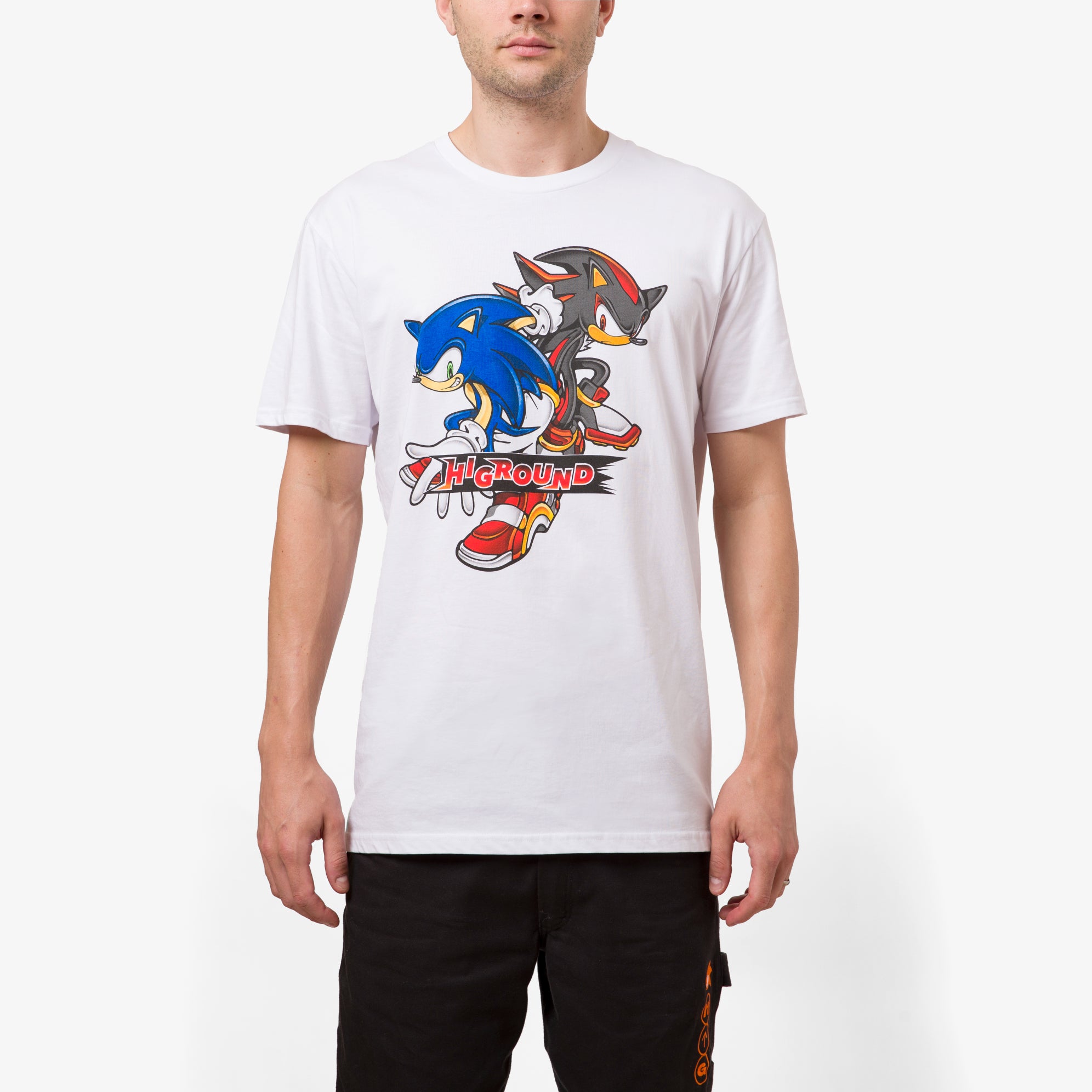 Sonic x Higround Adventure T-Shirt - Official Collaboration Graphic Tee for Gaming & Streetwear Enthusiasts | Perfect for Casual Wear, Cosplay & Gamer Gifts