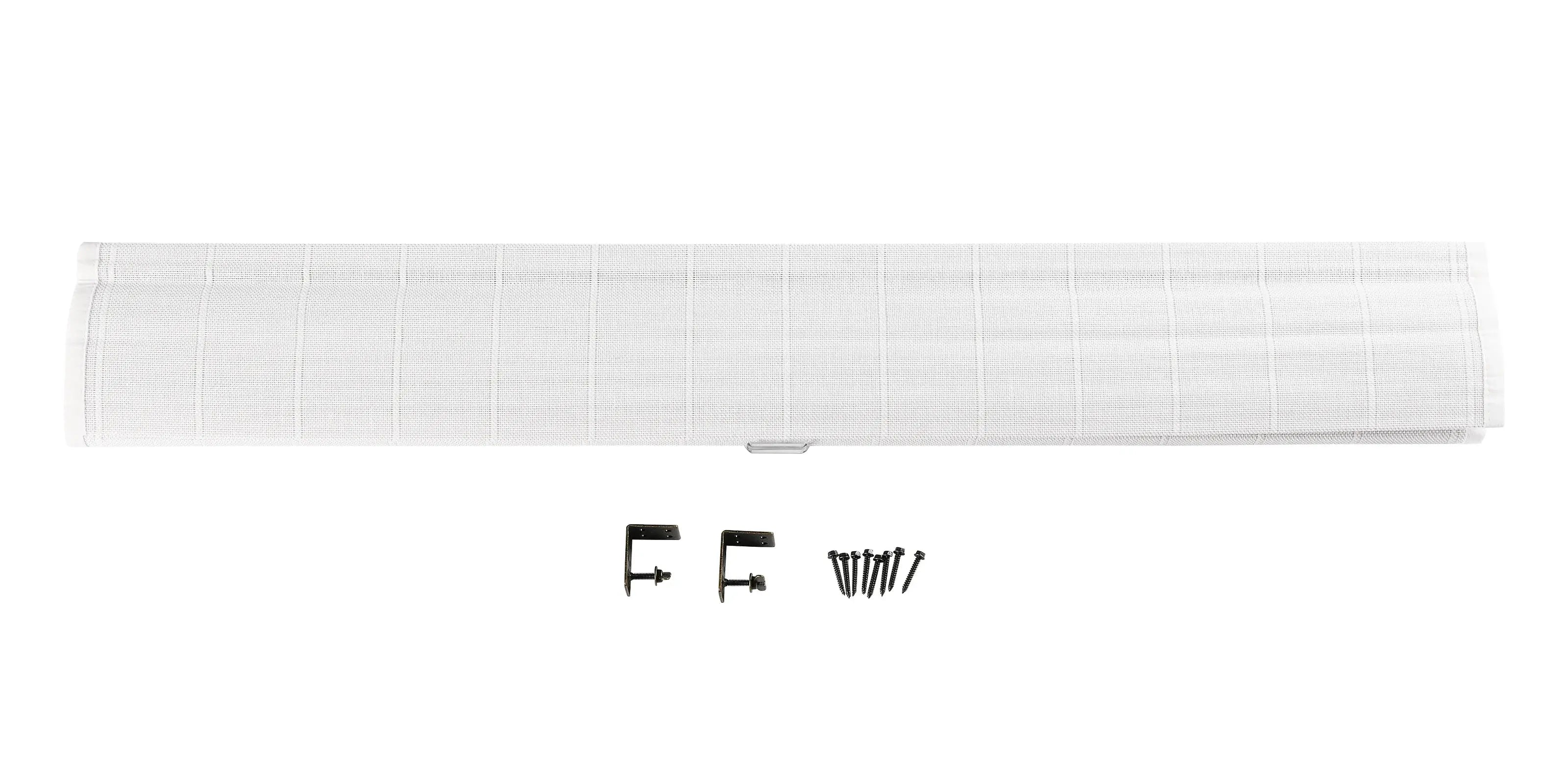 Sybil Bamboo Roman Shade - White Window Blinds for Natural Light Control & Privacy | Perfect for Living Room, Bedroom, or Office Decor