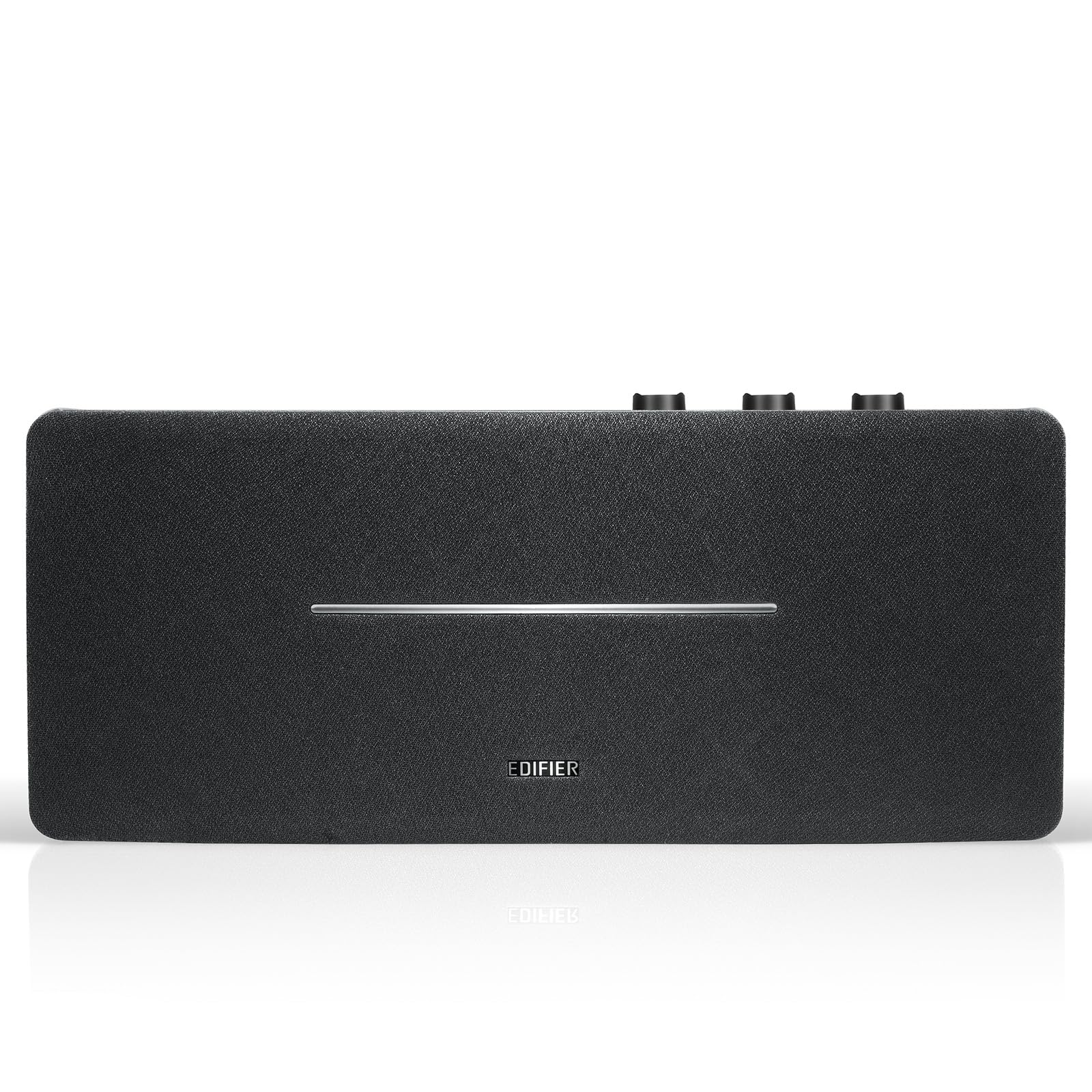 Edifier D12 Bluetooth 5.0 Computer Speakers - 70W RMS Wireless Stereo Desktop Speakers with Subwoofer Line Out, RCA & Aux Input for PC, Monitor, Laptop - Black | Perfect for Home Office, Gaming & Music Streaming