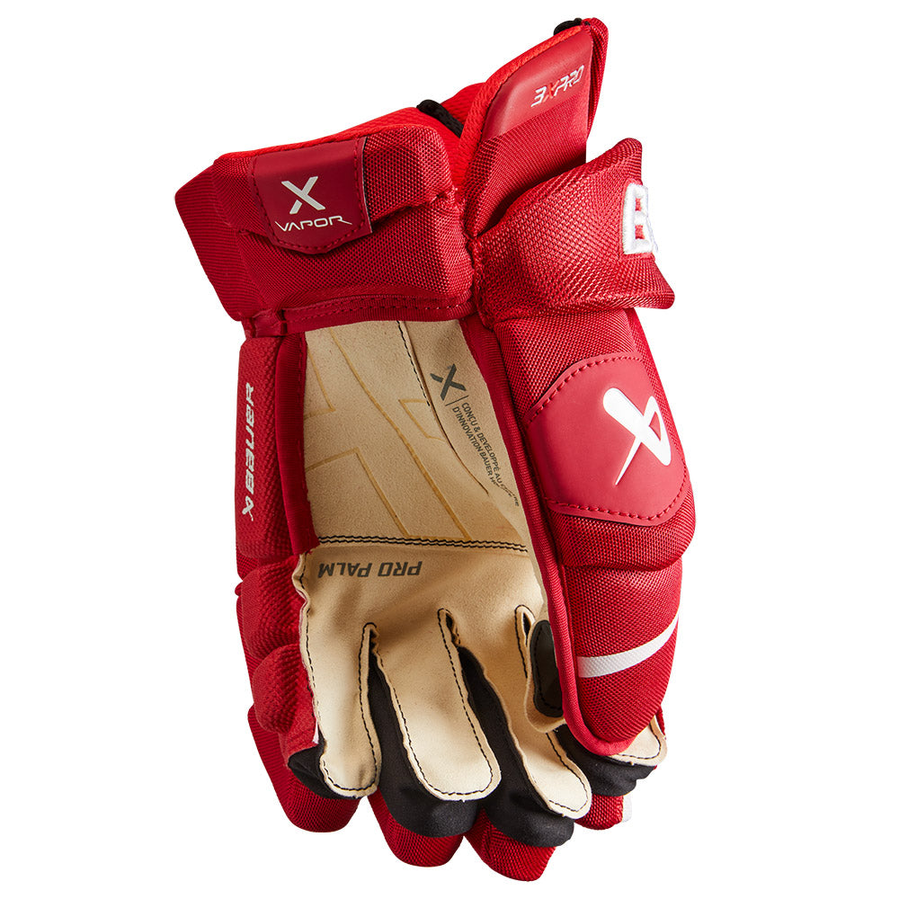 Bauer Vapor 3X Pro Senior Ice Hockey Gloves - Premium Protection for Hockey Players - Perfect for Games, Practices & Competitive Play