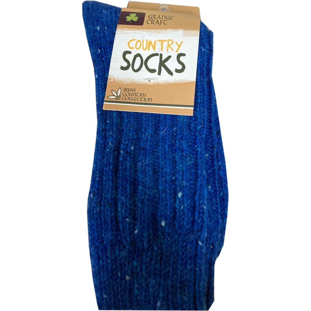 Premium 100% Irish Wool Socks for Women & Men - Ultra Soft, Warm & Durable Winter Socks - Perfect for Hiking, Skiing & Cold Weather Outdoor Activities
