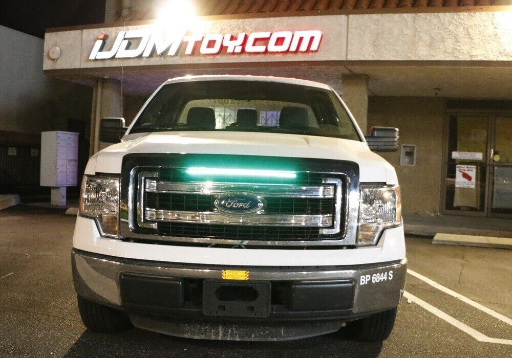 24/7 Color Under Hood & Behind Grille LED Knight Rider Strip Light Bar with Remote Control - Custom Car Lighting for Trucks, Jeeps & Off-Road Vehicles