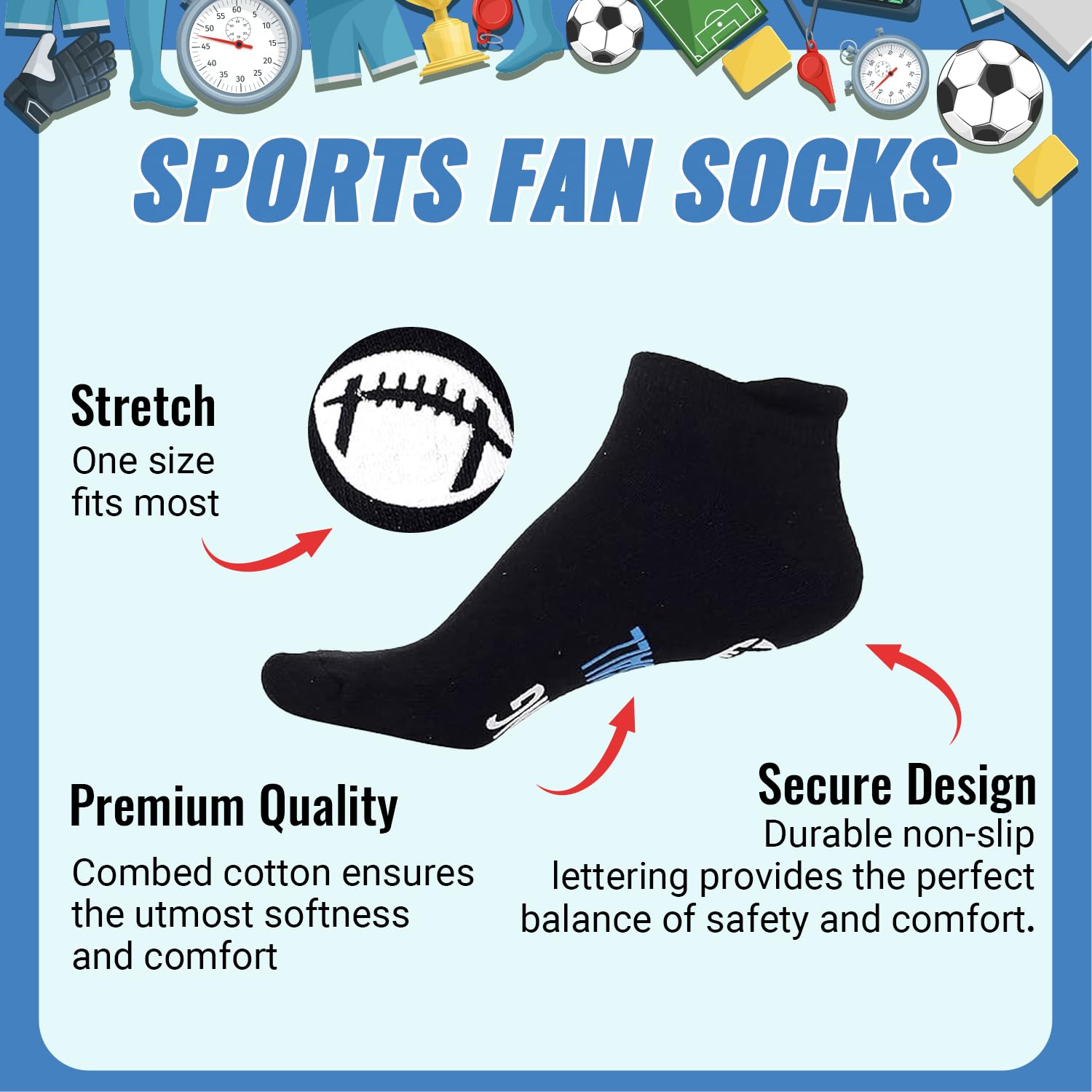 Best Retirement Gifts for Men - Funny Driver & Football Themed Novelty Socks - Perfect for Golfers, Sports Fans & Retirees Celebration