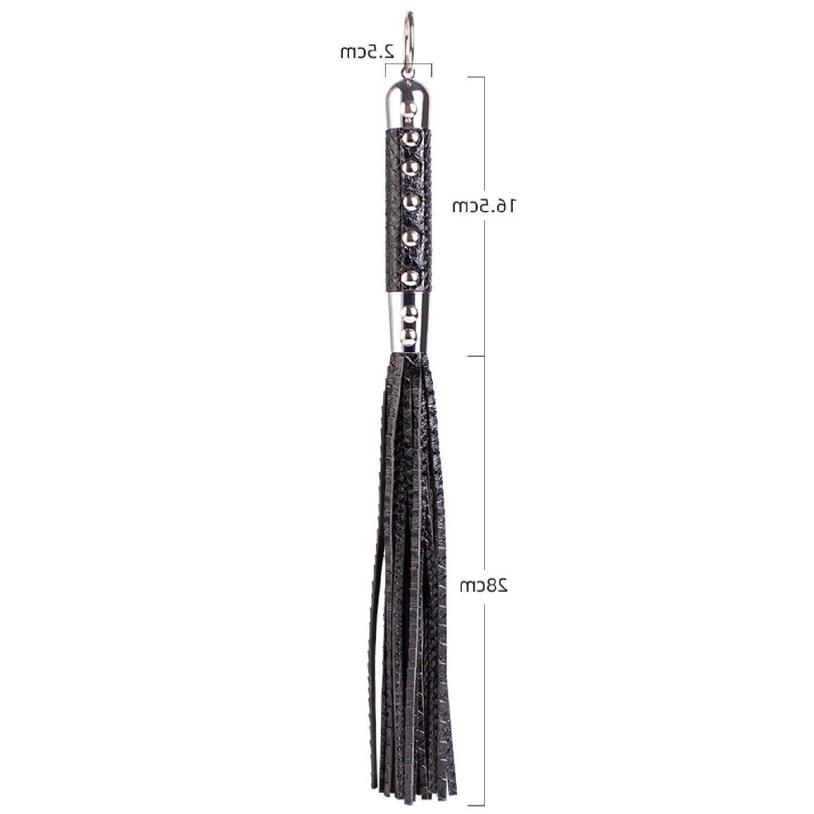 Leather BDSM Whip for Bondage, Spanking & Sensual Play - Premium Adult Toy for Couples & Roleplay - Perfect for Erotic Teasing & BDSM Scenes