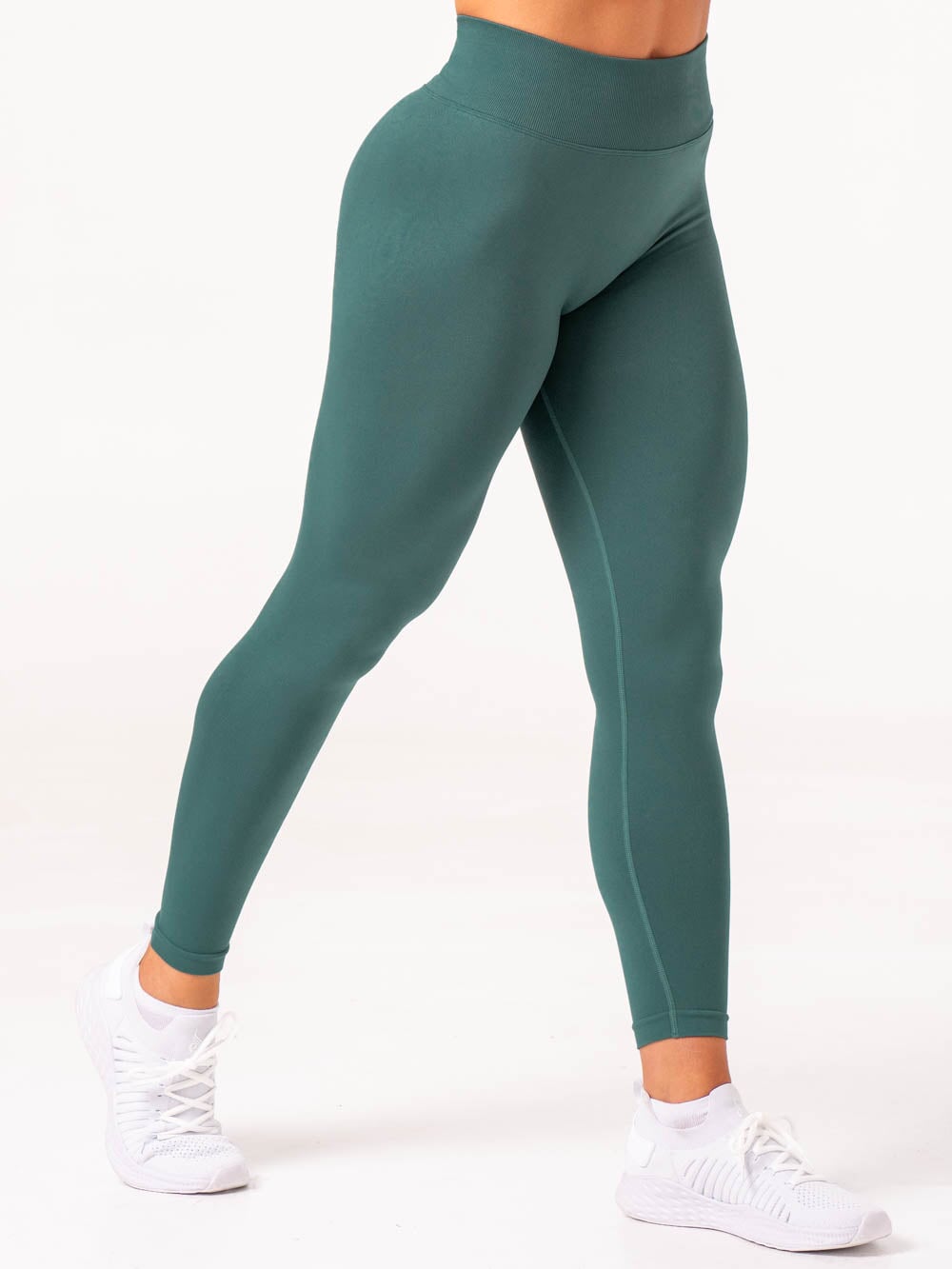 Lift Scrunch Leggings for Women - High Waisted Tummy Control Workout Leggings - Petrol Blue Yoga Pants for Gym, Running & Everyday Wear