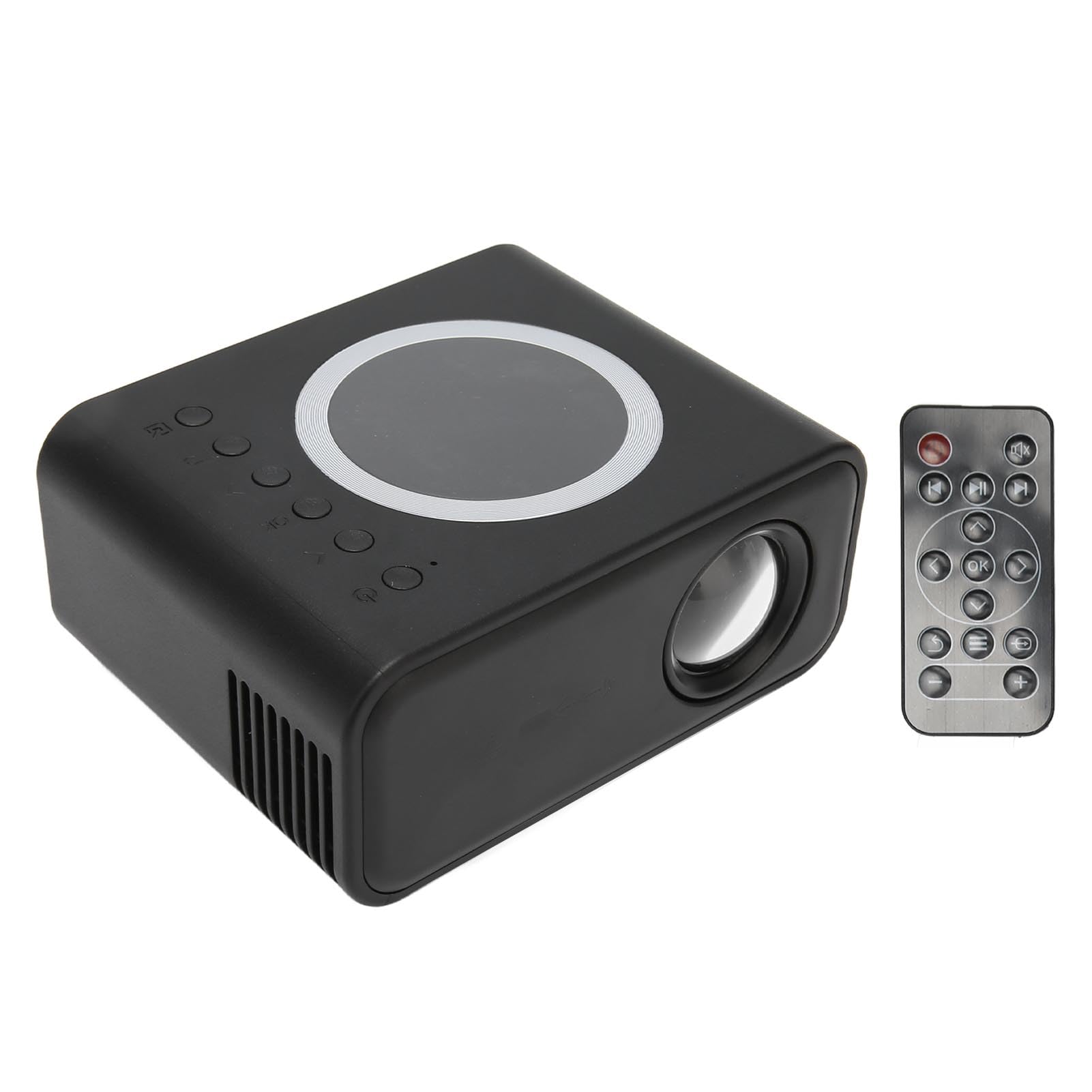 RajoNN 1080P Portable Projector - Outdoor Movie Projector for Home Theater, Camping & Backyard - Compatible with Laptop, Smartphone, PS5 (UK Plug) | Perfect for Movie Nights, Gaming & Presentations