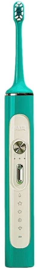 DXFWZQ Rechargeable Electric Toothbrush for Adults & Teens - 42000 VPM Sonic Toothbrush with IPX7 Waterproof & Teeth Whitening (Green) - Perfect for Travel, Home & Daily Oral Care