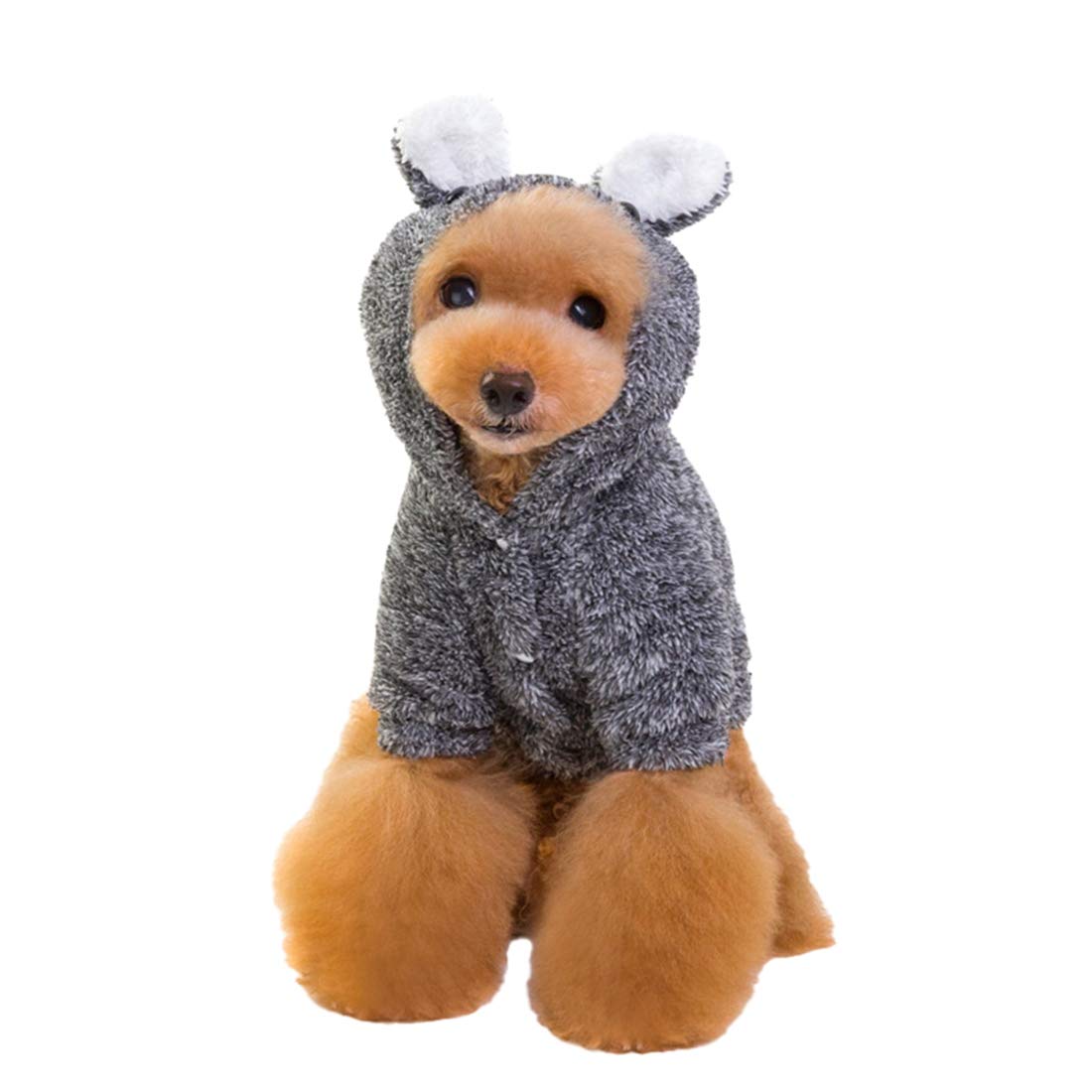 Sloth Bear Plush Halloween Costume for Small Dogs & Cats - Cute Pet Cosplay Outfit for Halloween Parties & Photo Shoots